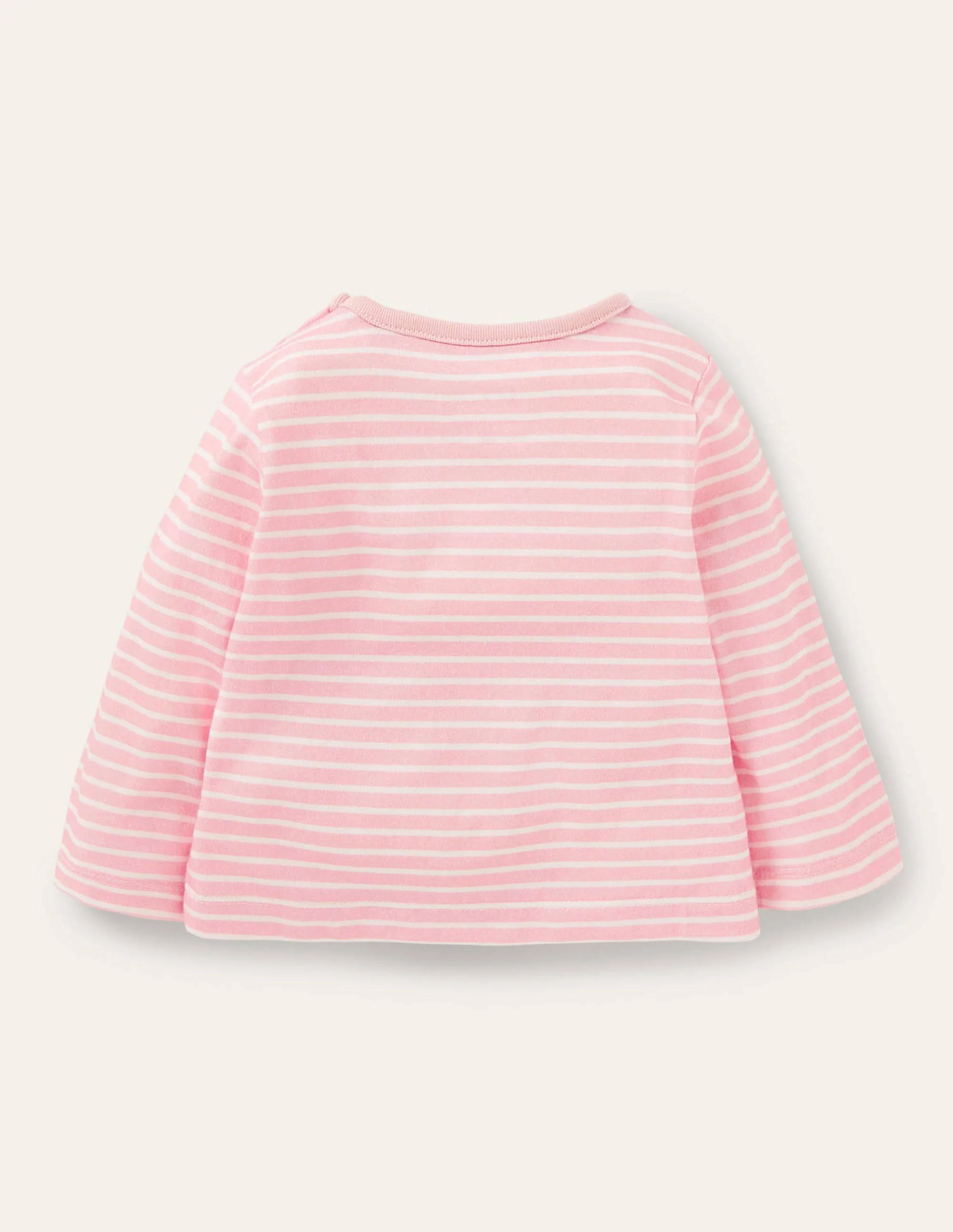 Appliqué T-shirt-Boto Pink/Ivory Bunnies - Image 2