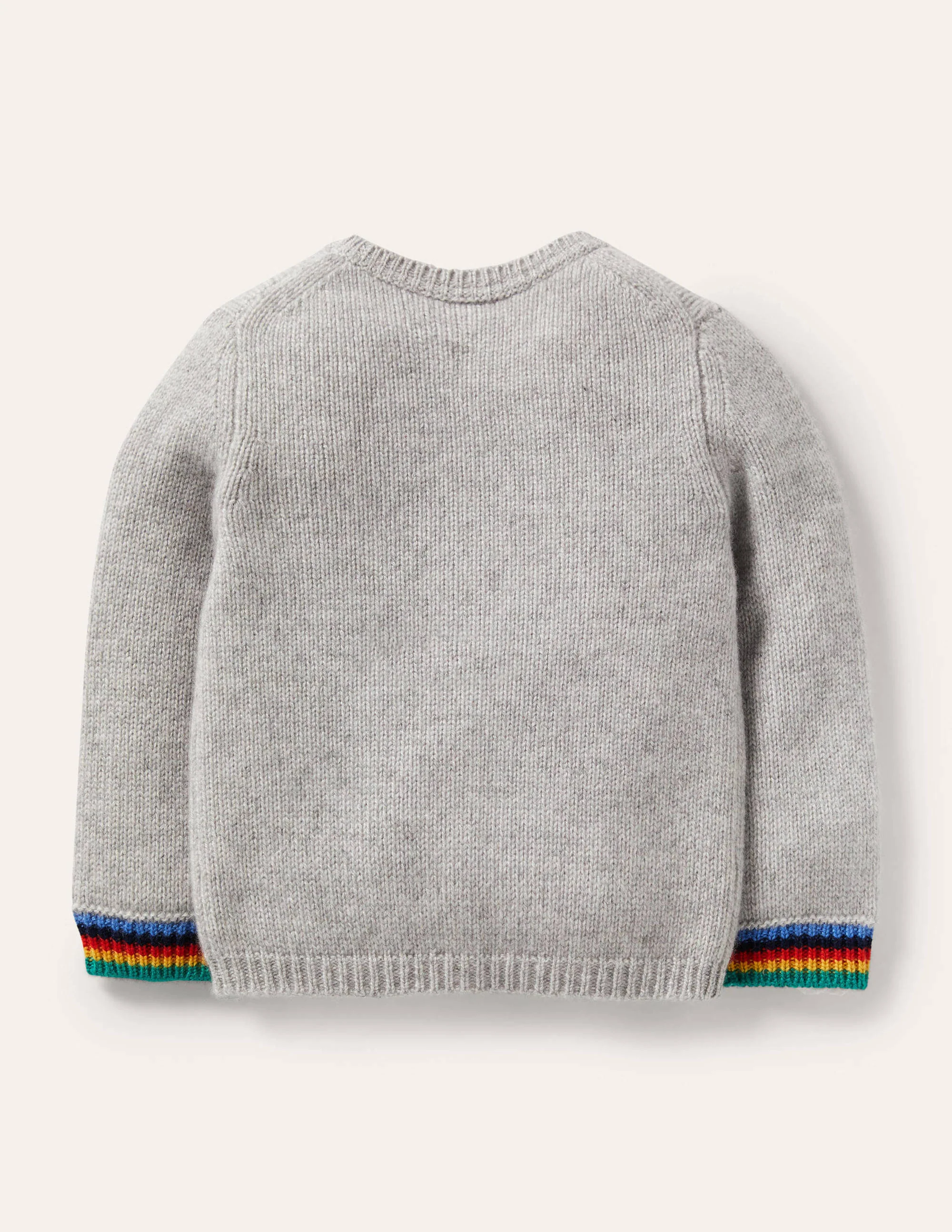 Cashmere Cardigan-Grey Marl - Image 2