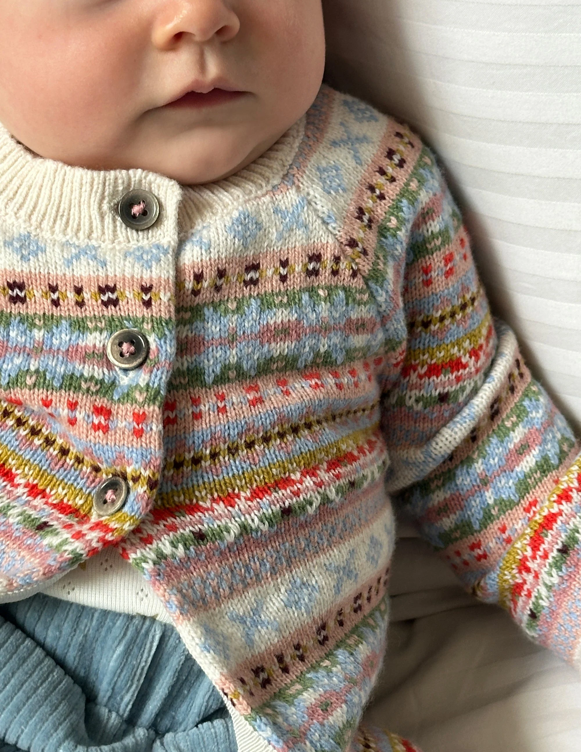 Fair Isle Cardigan-Soft Multi - Image 4