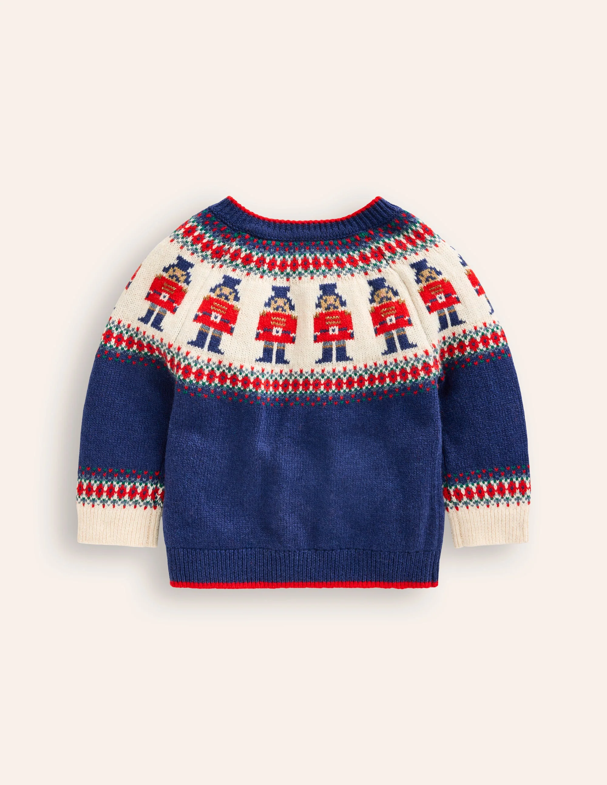 Fair Isle Sweater-Sapphire Blue Nutcracker - Image 2