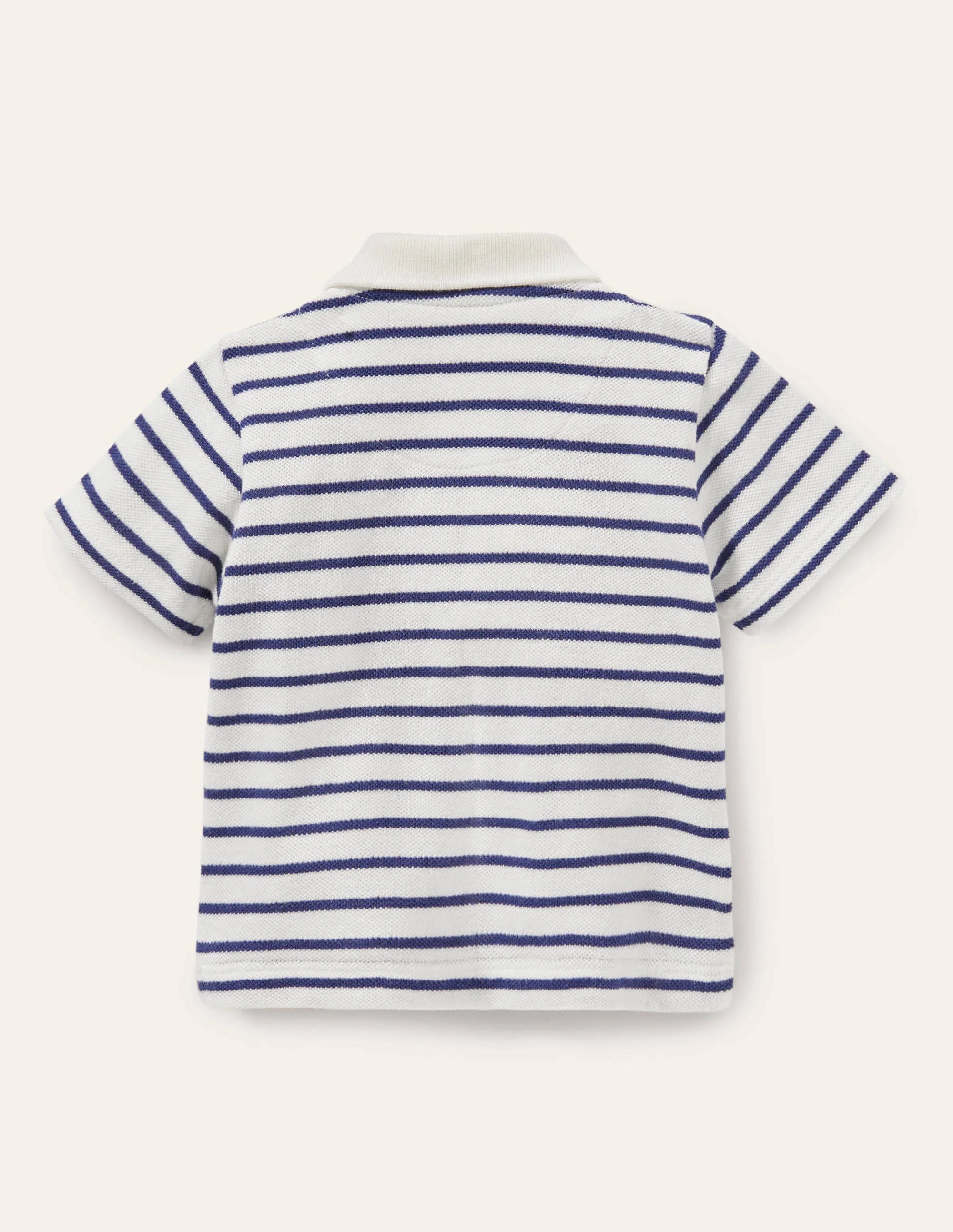 Fun Piqué Polo Shirt-Ivory/Starboard Farm Animals - Image 2