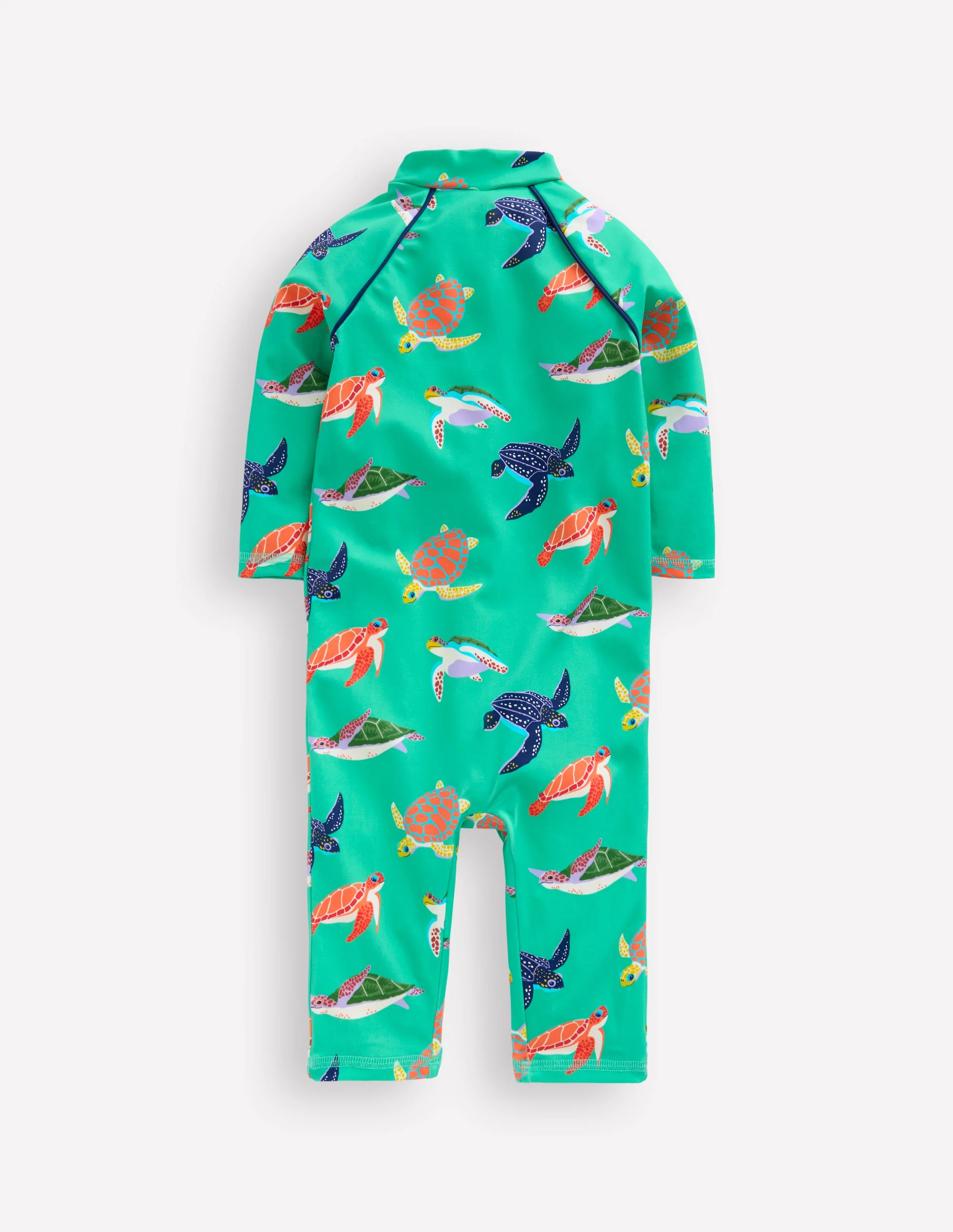 Fun Sun Safe Surfsuit-Aquamarine Blue Turtles - Image 2