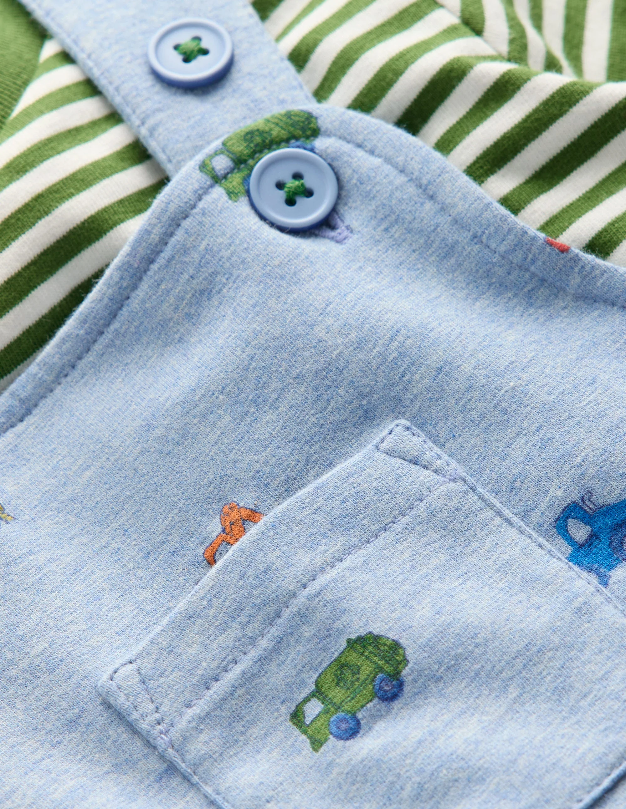 Jersey Overalls Set-Blue Construction - Image 3