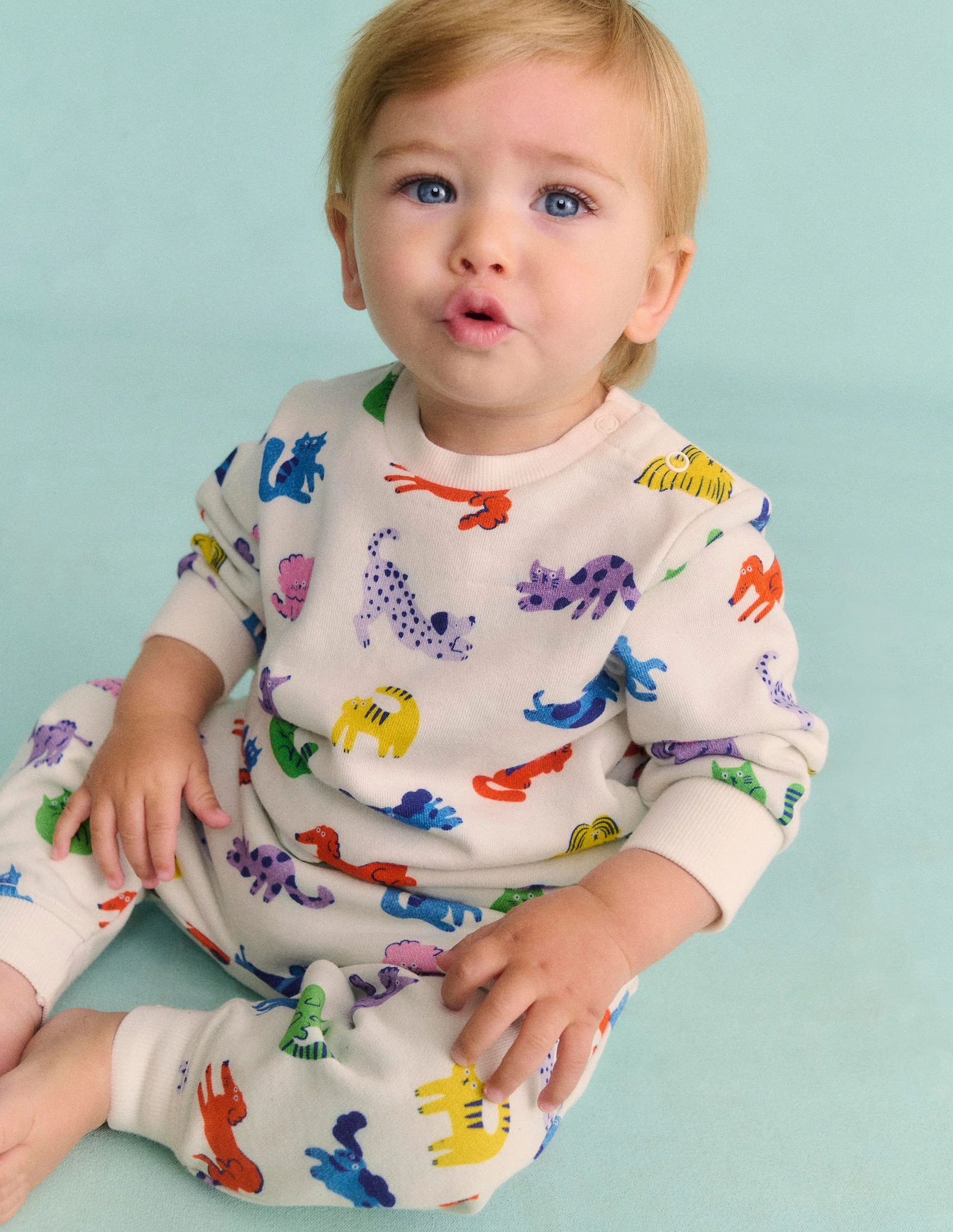 Jersey Sweatpants-Multi Rainbow Pets - Image 4