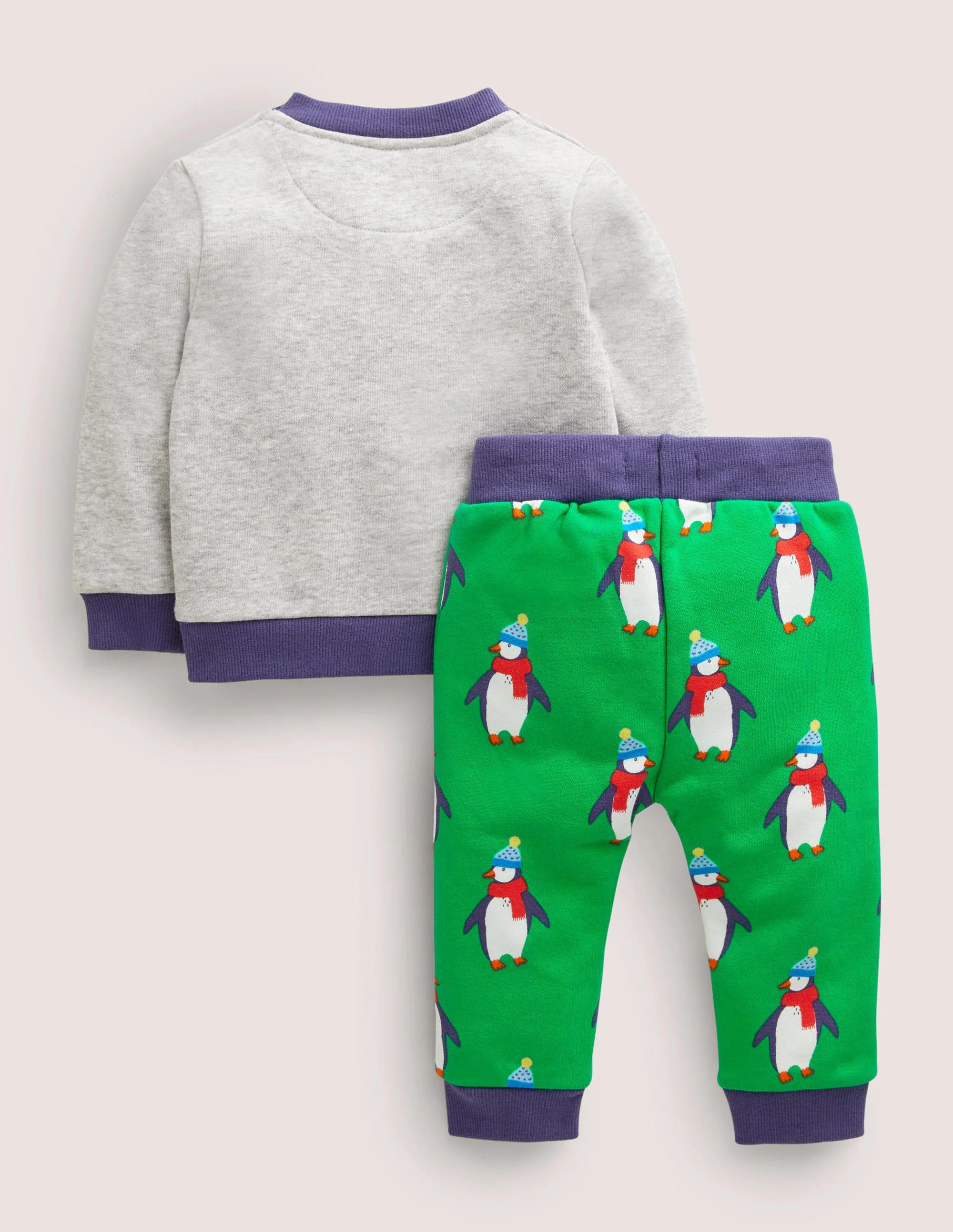 Jersey Sweatshirt Set-Highland Green Penguins - Image 2