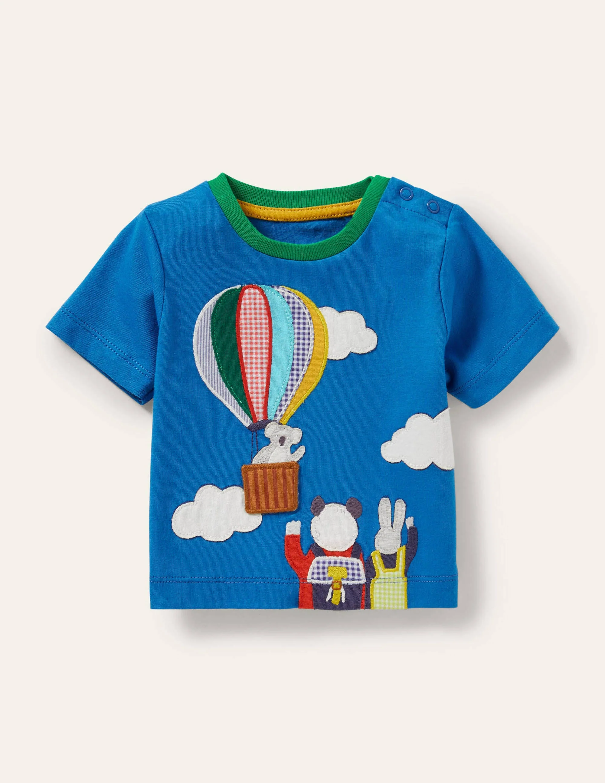 Lift-the-flap Jersey T-shirt-Bright Marina Balloon - Image 2