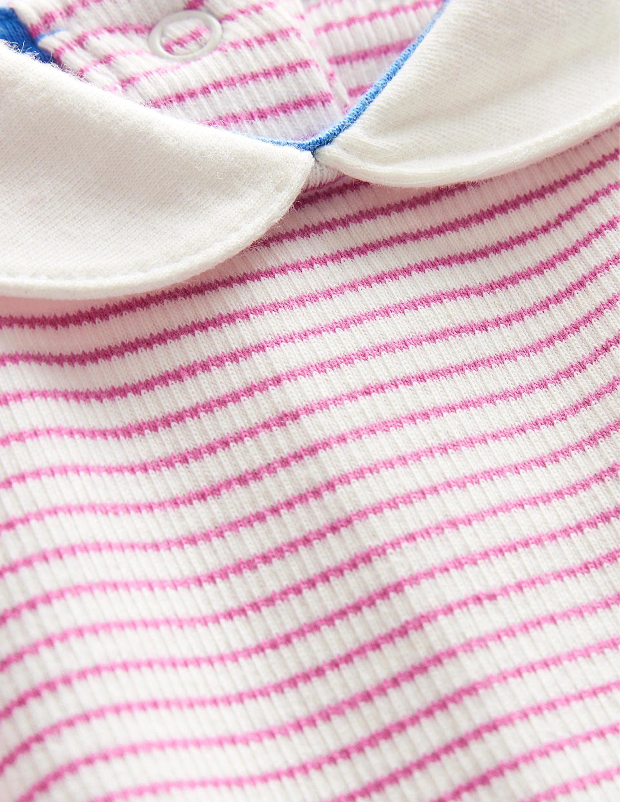 Ribbed Body-Ivory/Pink - Image 2