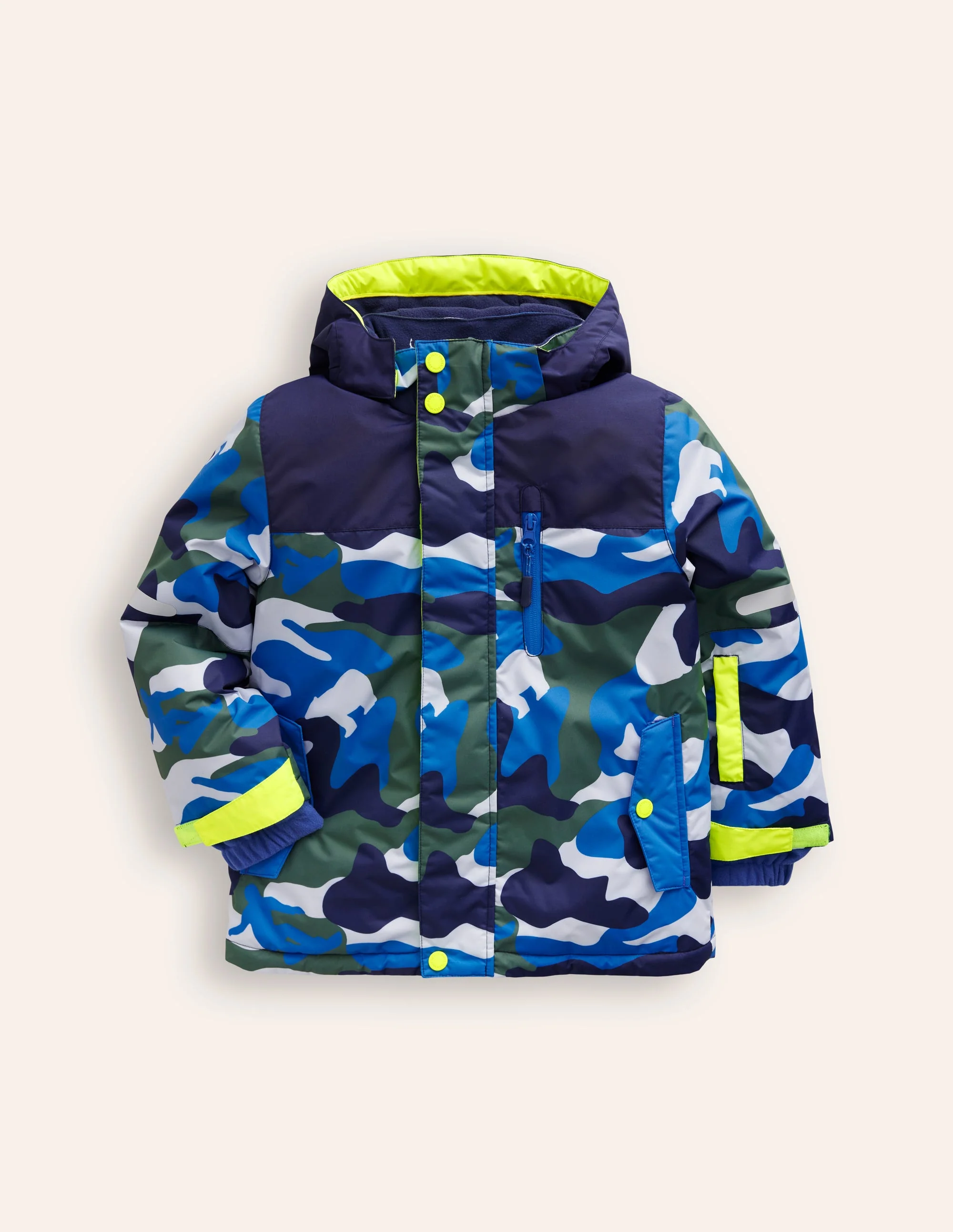 All-Weather Waterproof Coat-Greek Blue Camo - Image 3