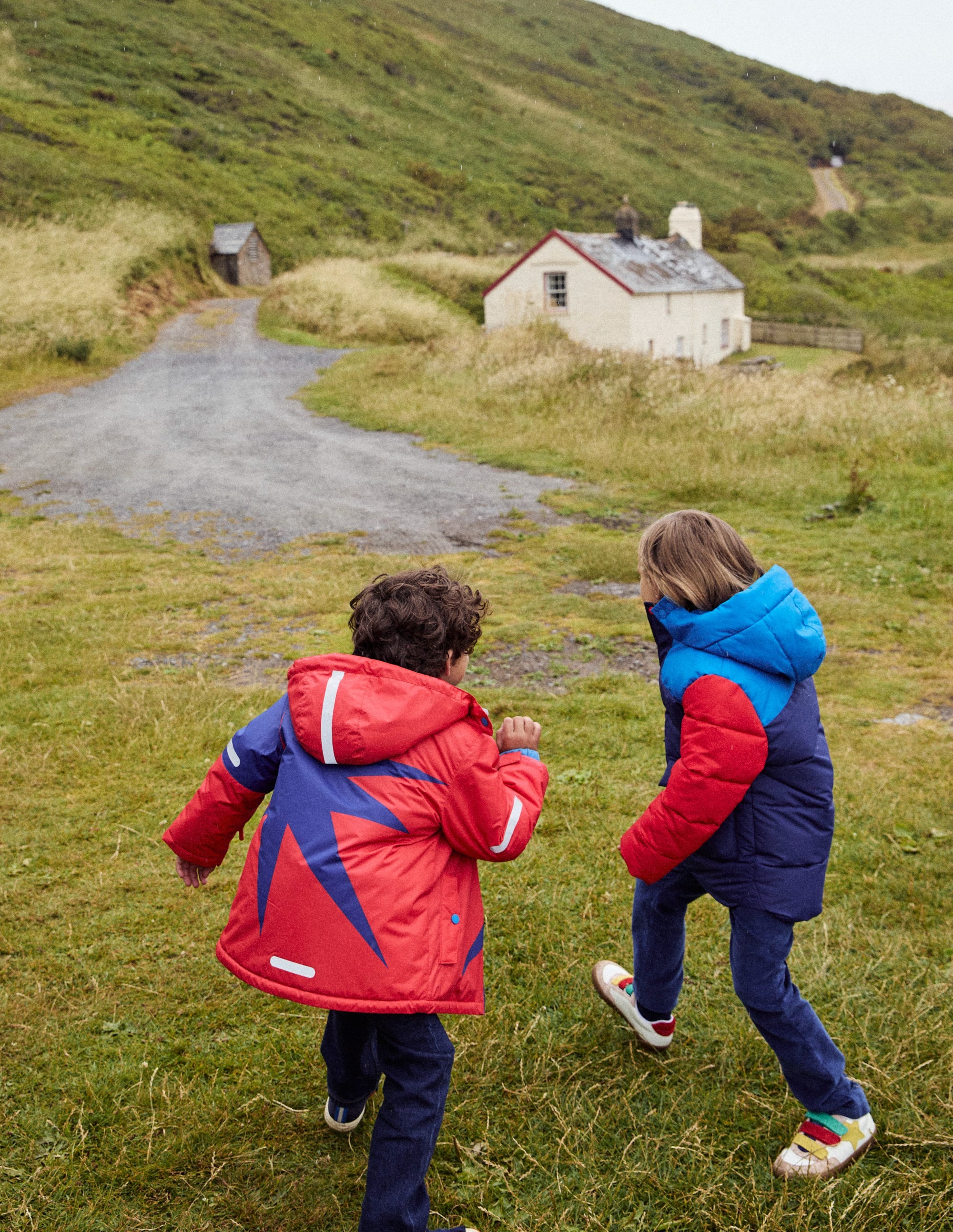 All-Weather Waterproof Coat-Strawberry Tart Red Star - Image 7