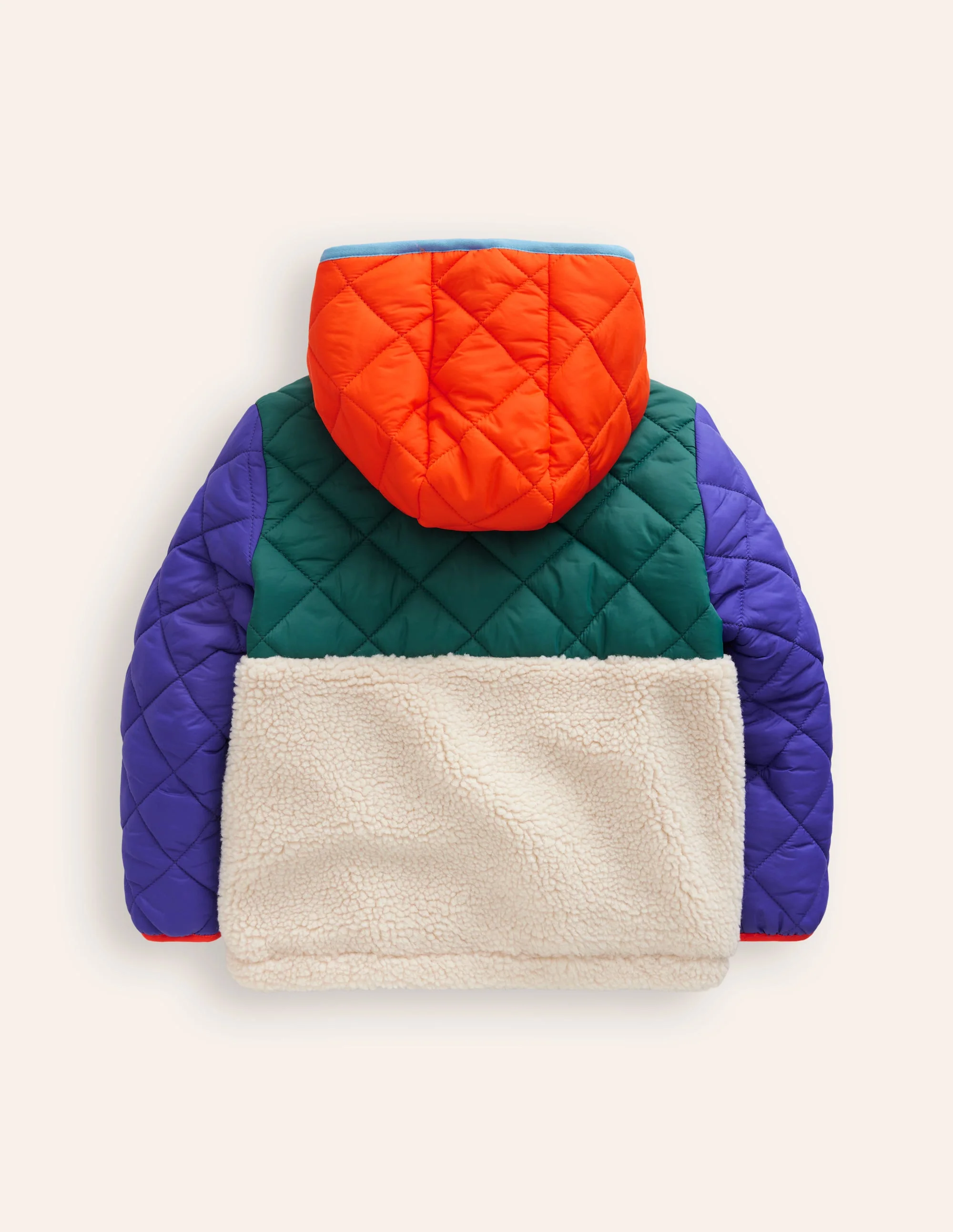 Borg Mix Jacket-Multi - Image 2