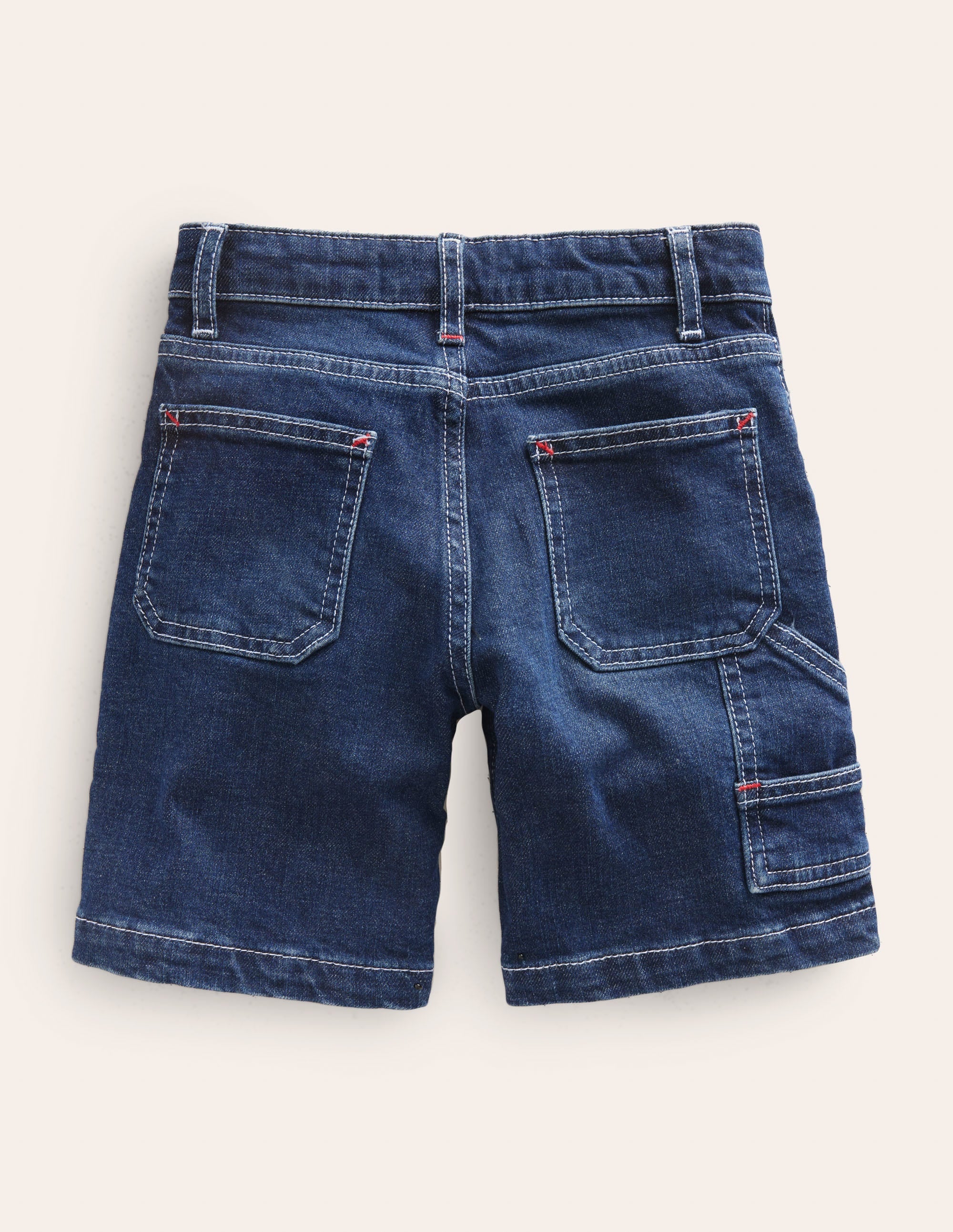Canvas Carpenter Shorts-Mid Wash - Image 2