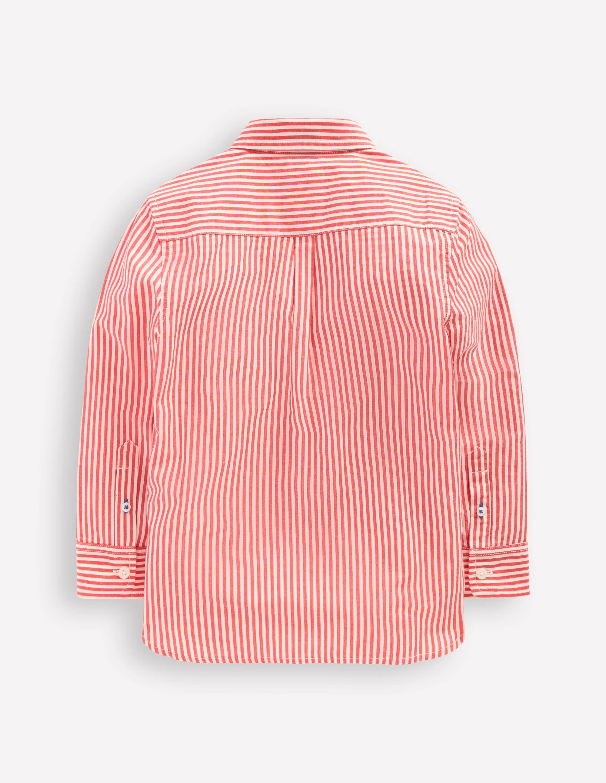 Cotton Shirt-Red Ticking - Image 5
