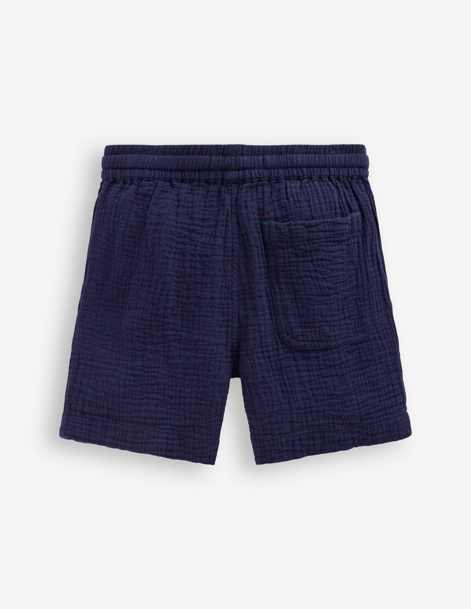 Double Cloth Shorts-Navy - Image 3