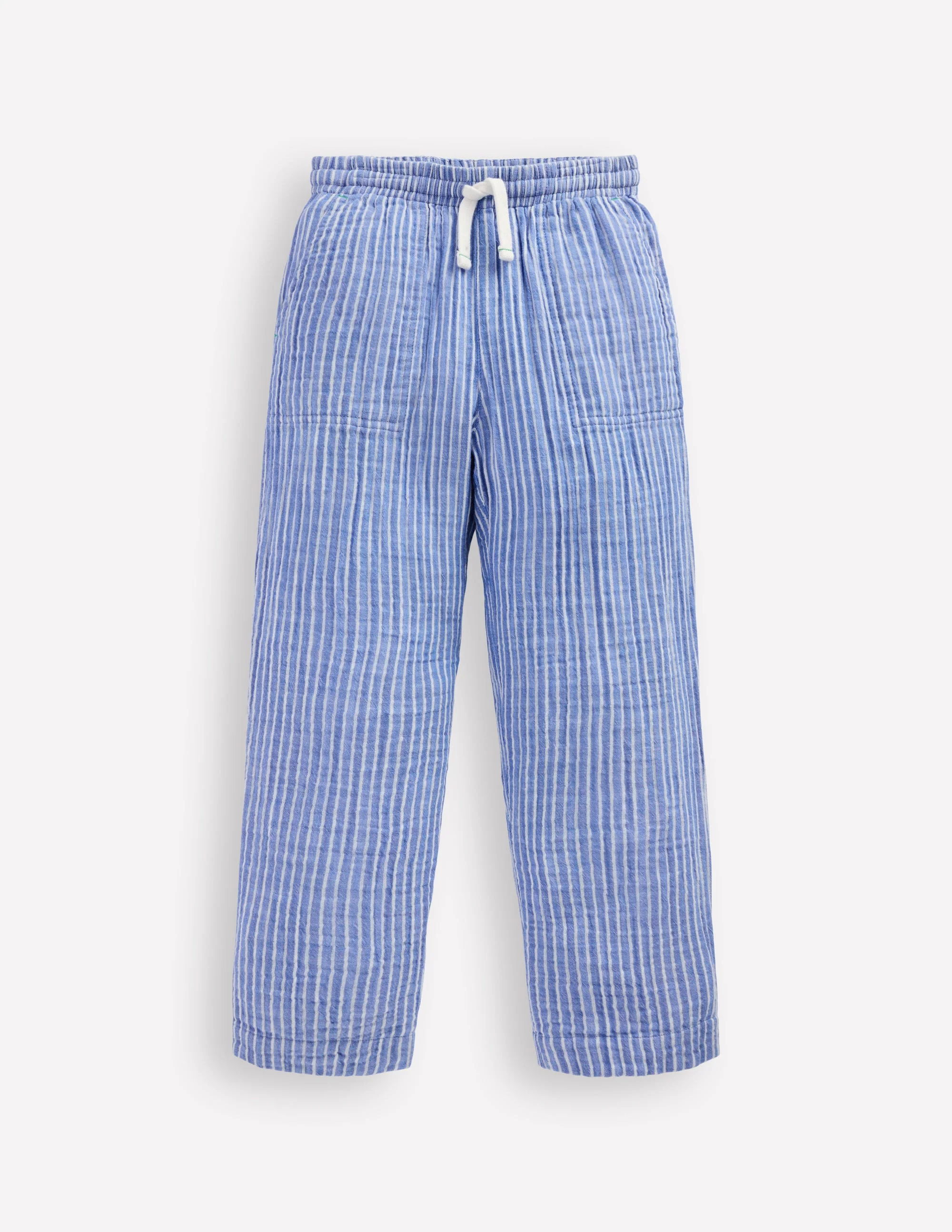 Double Cloth Summer Trouser-Stripes