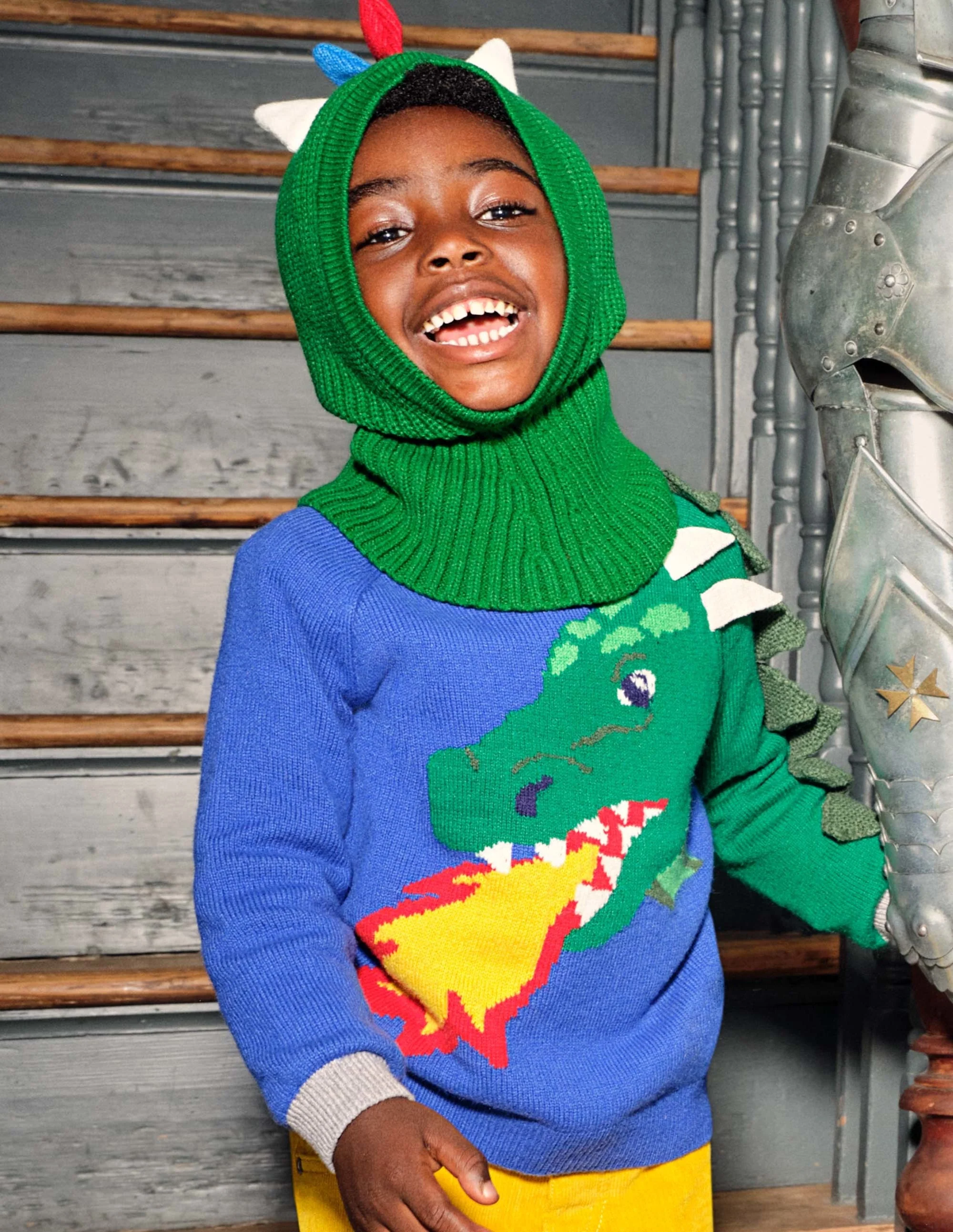 Dragon Sweater-Bluing Blue Dragon - Image 4