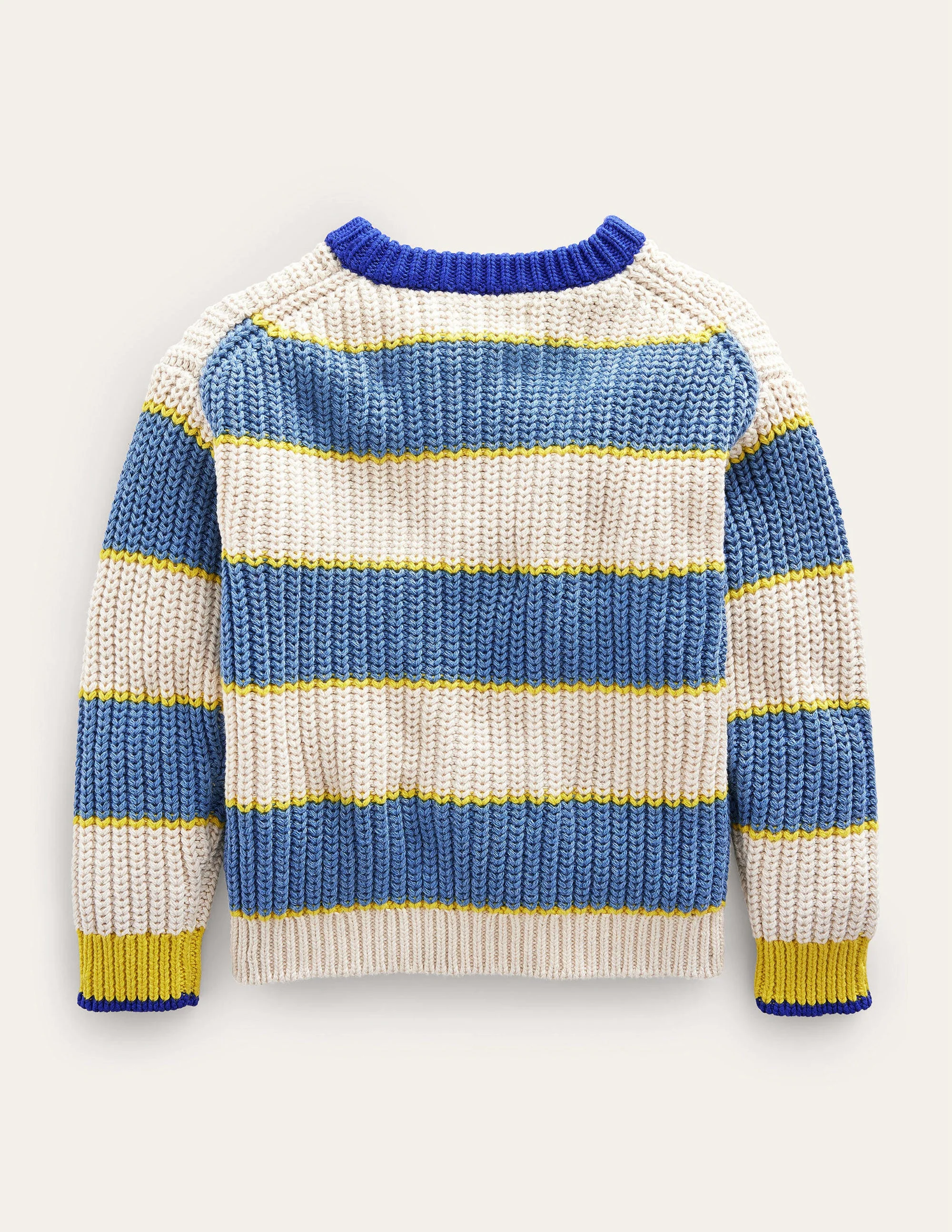 Dropped Shoulder Rib Jumper-Multi - Image 2