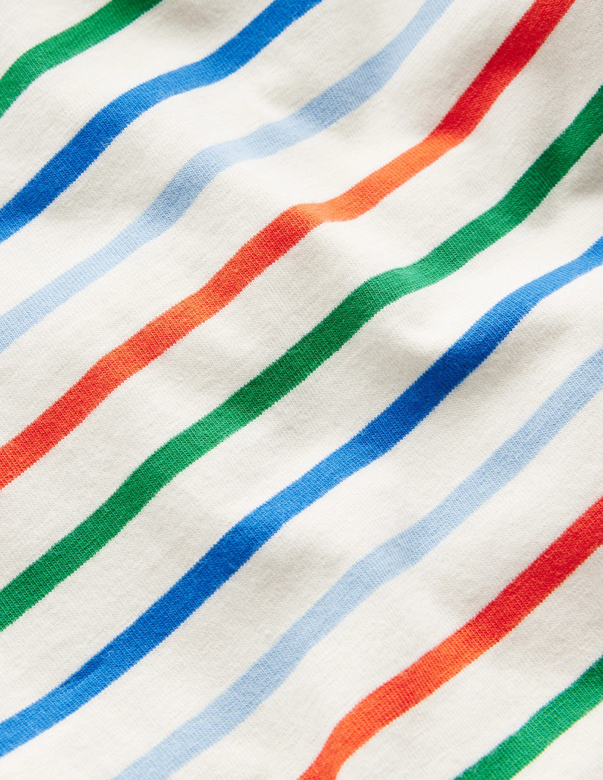 Everyday Breton T-Shirt-Greek Blue/Firecracker Red - Image 3