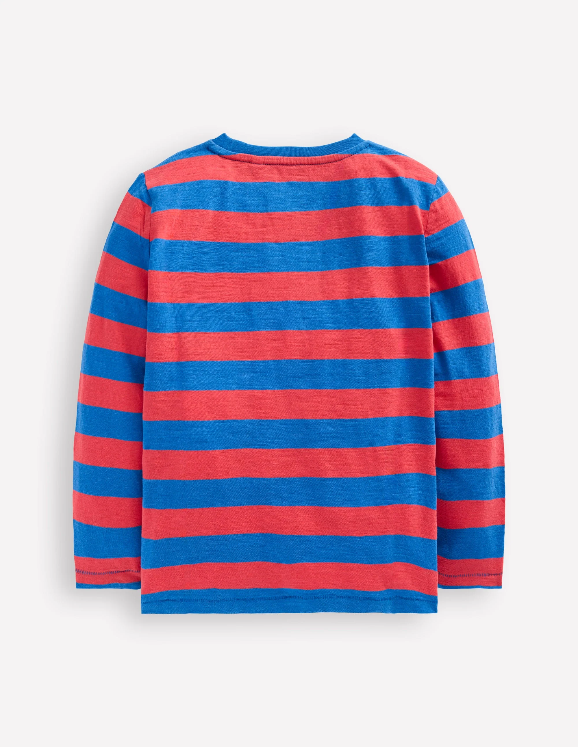 Everyday Long Sleeve T-Shirt-Kingfisher Blue/ Jam Red - Image 5