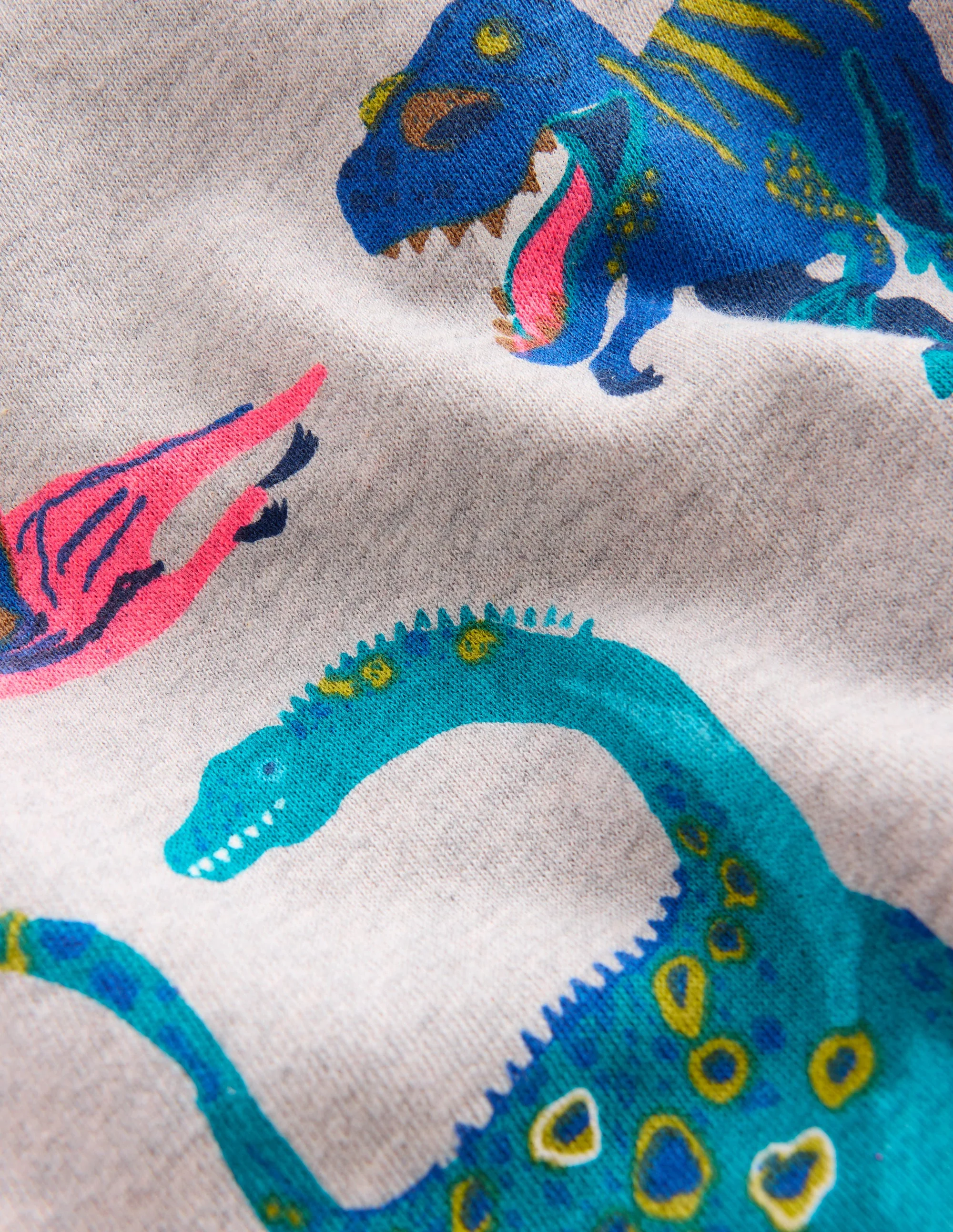 Everyday Printed Sweatshirt-Grey Dinos - Image 3