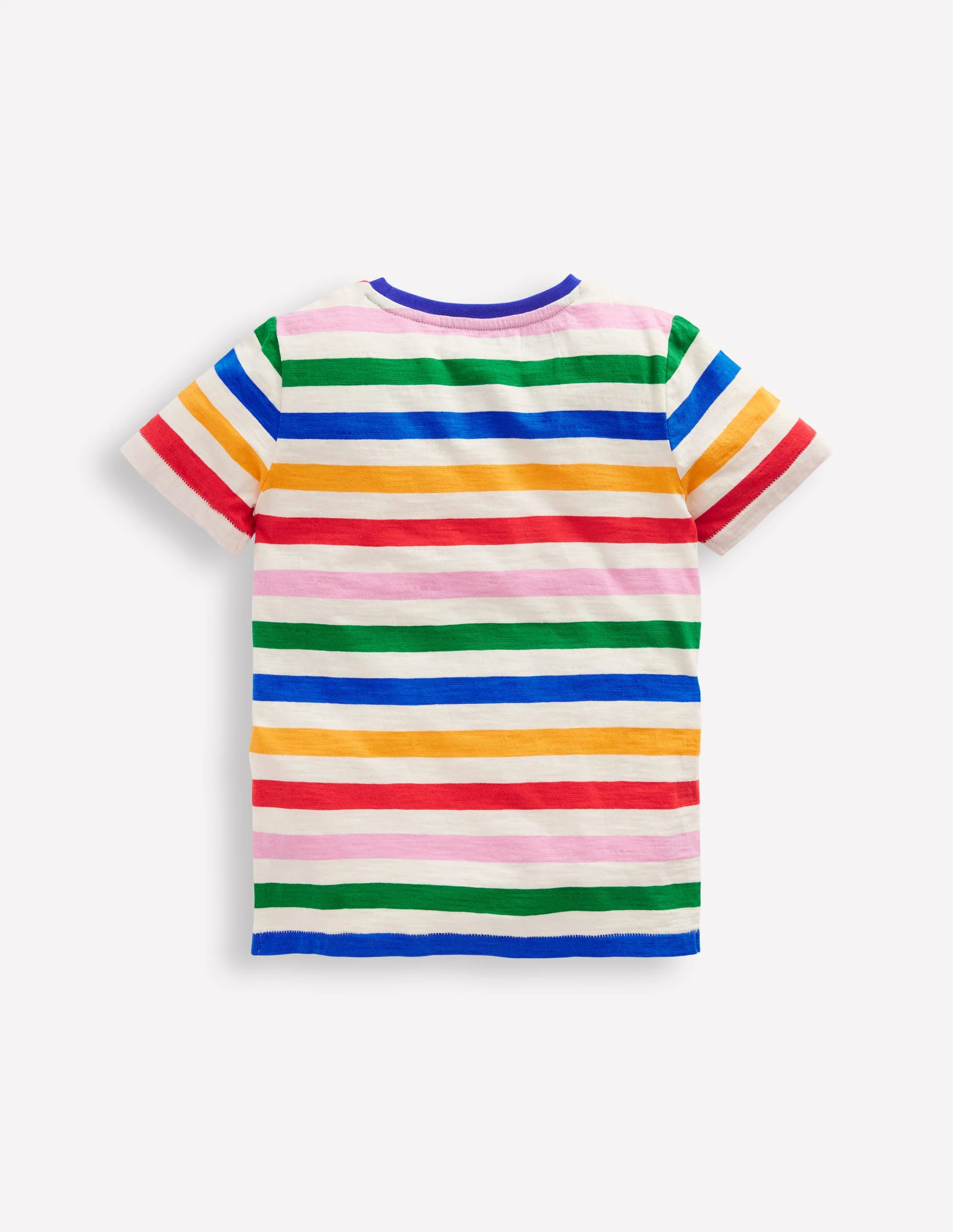 Everyday Short Sleeve T-Shirt-Rainbow Stripe - Image 2