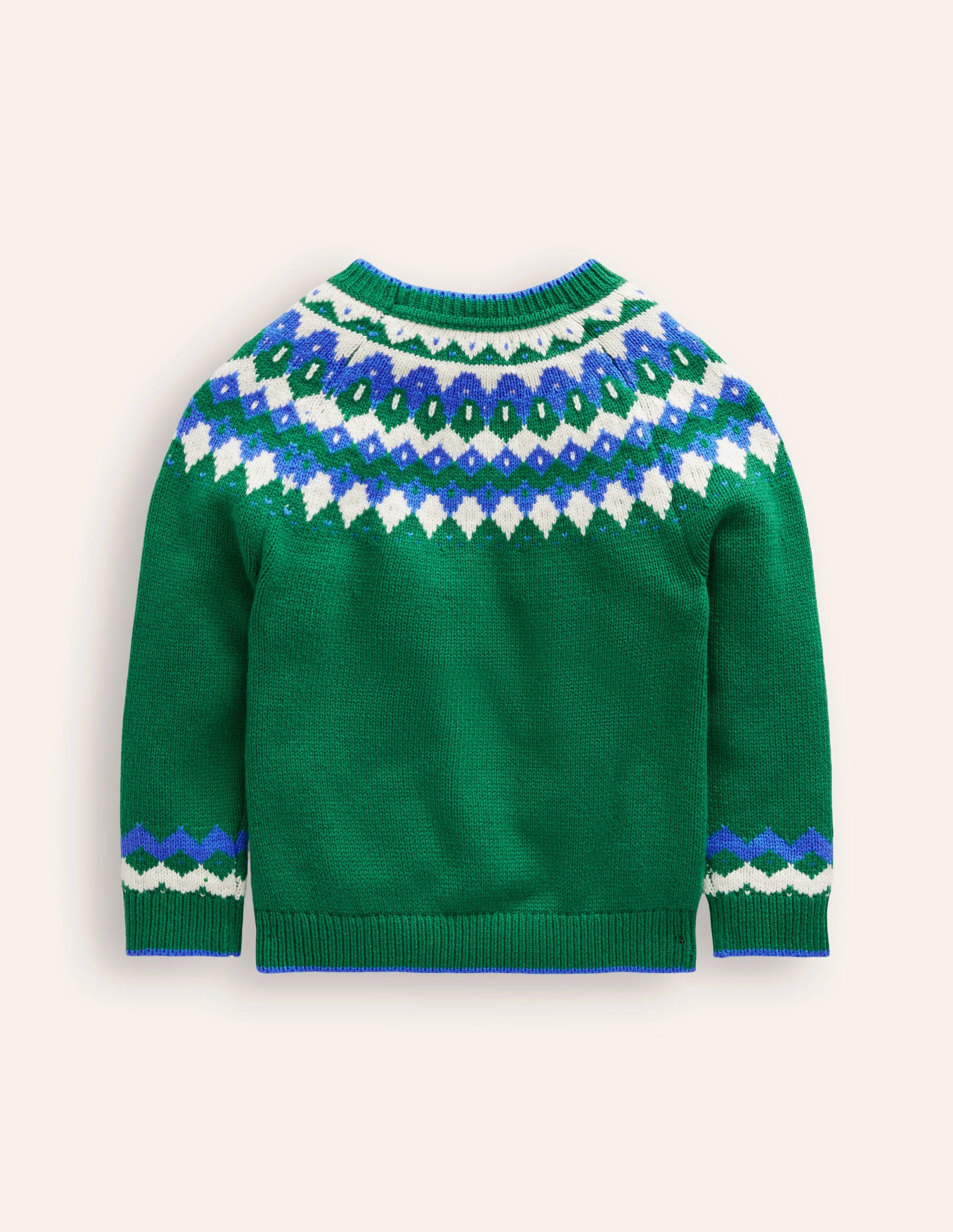 Fair Isle Sweater-Ivy Green - Image 4