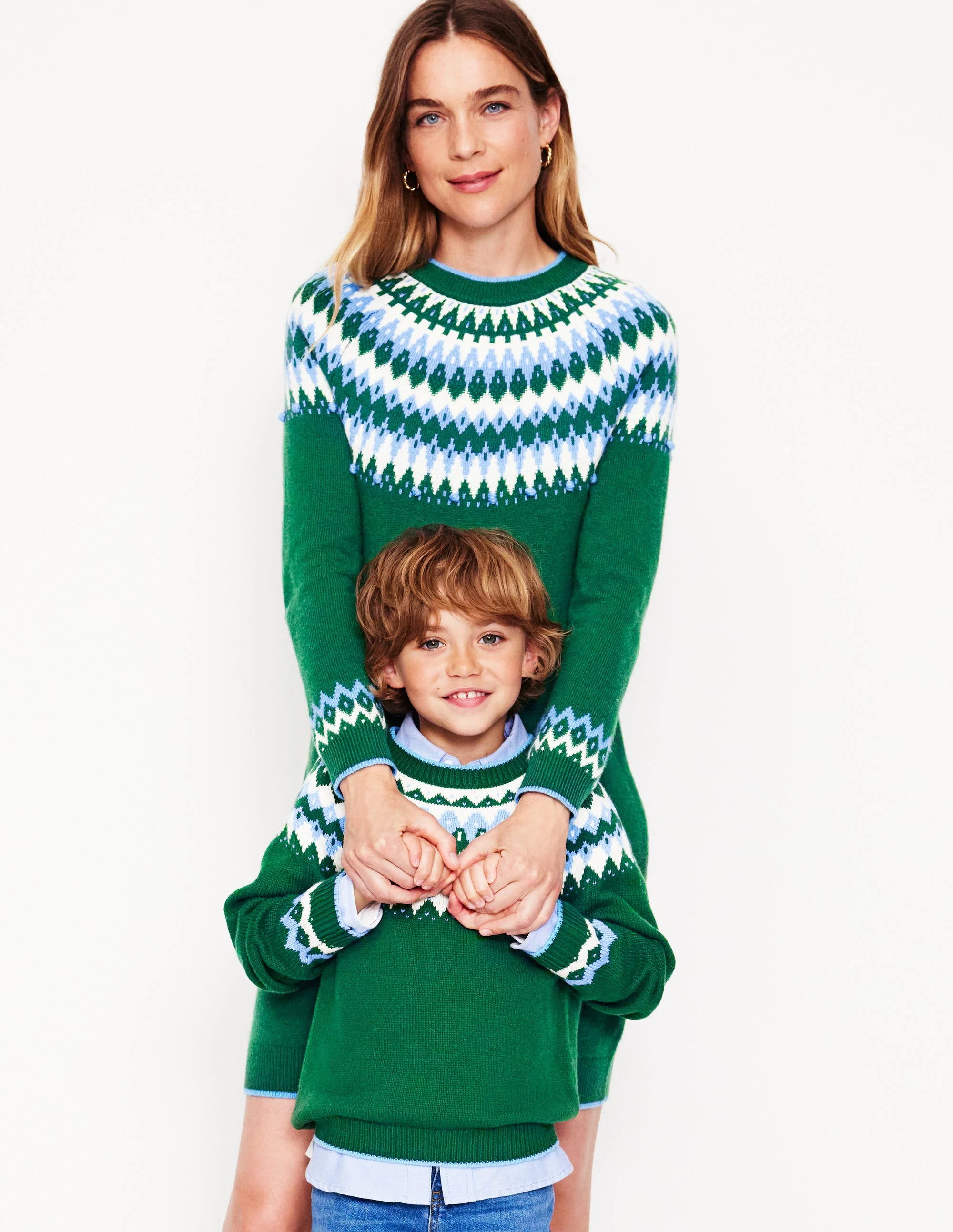 Fair Isle Sweater-Ivy Green - Image 8