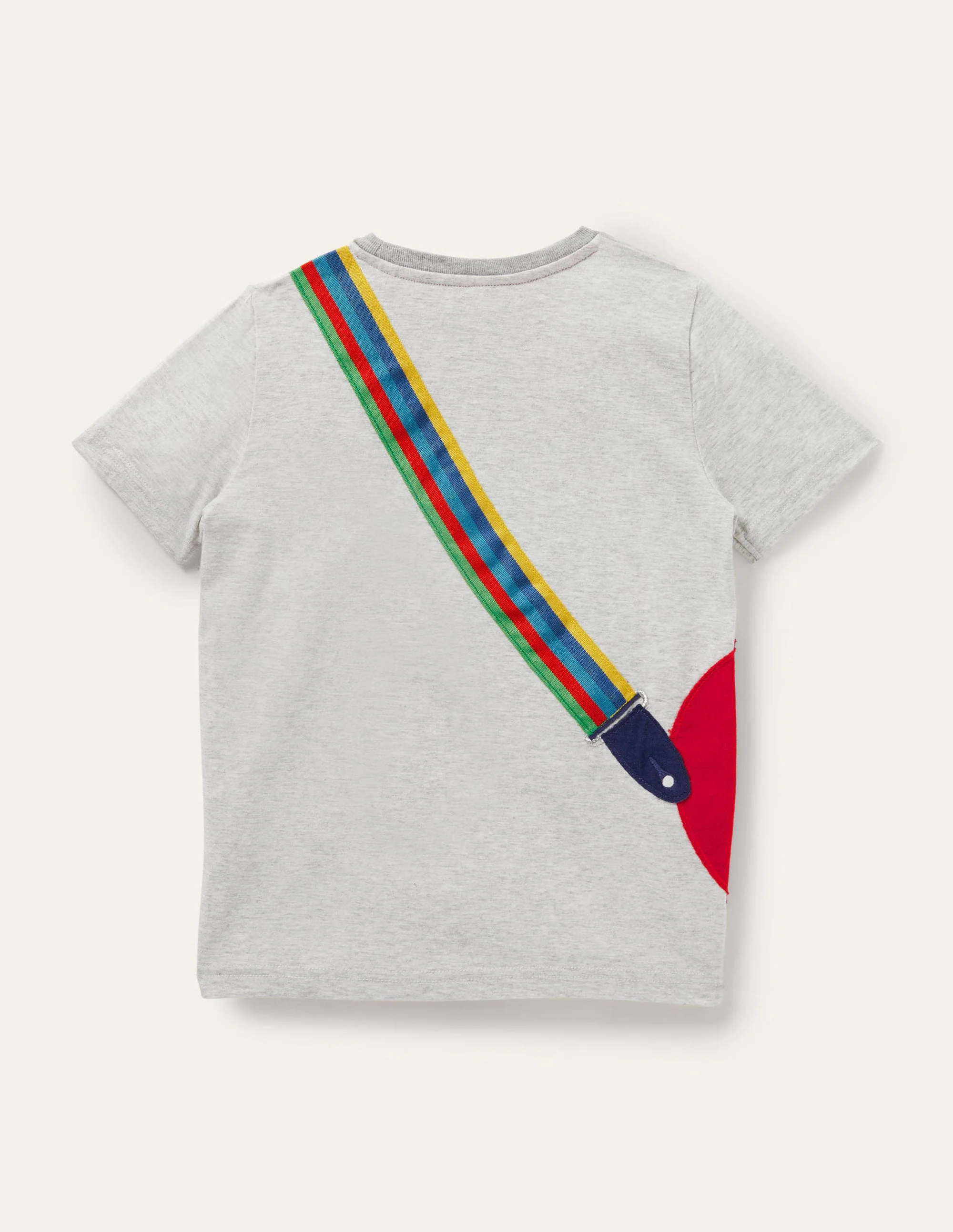 Front & Back Guitar T-shirt-Grey Marl - Image 2