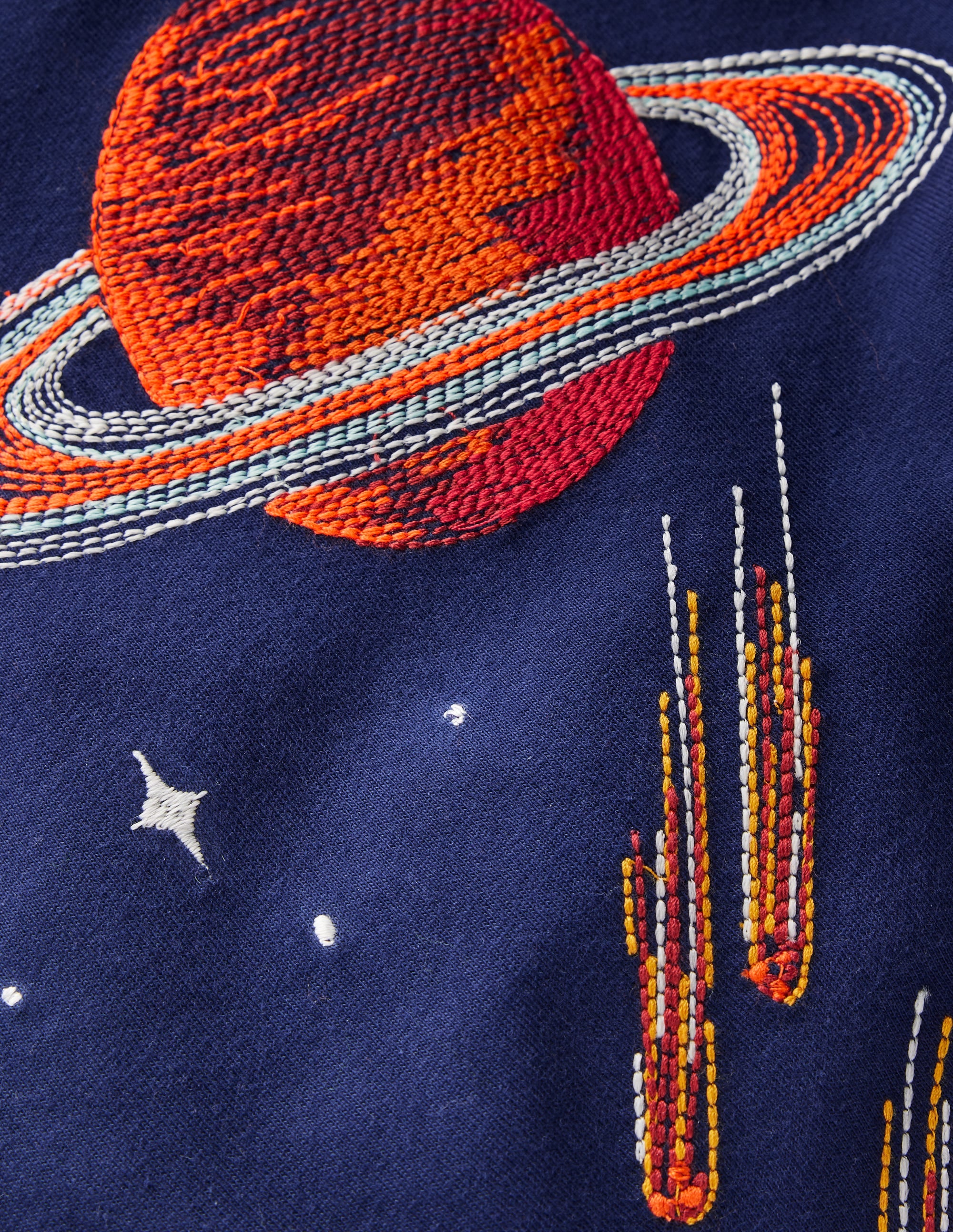 Glow Superstitch T-shirt-Medieval Blue Planets - Image 3