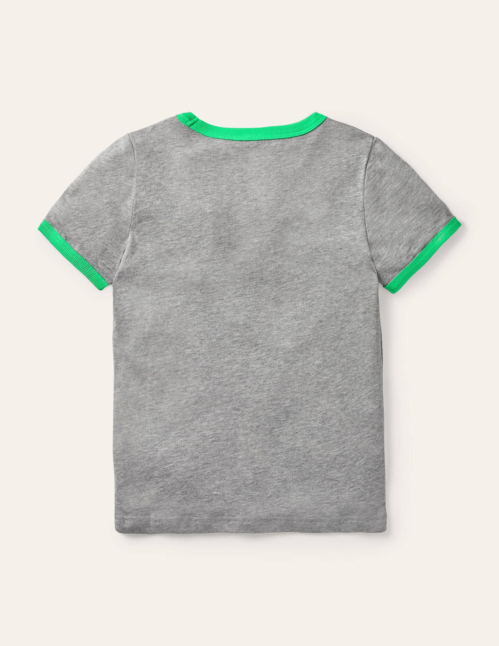 Graphic T-shirt-Grey Marl Go Green - Image 2