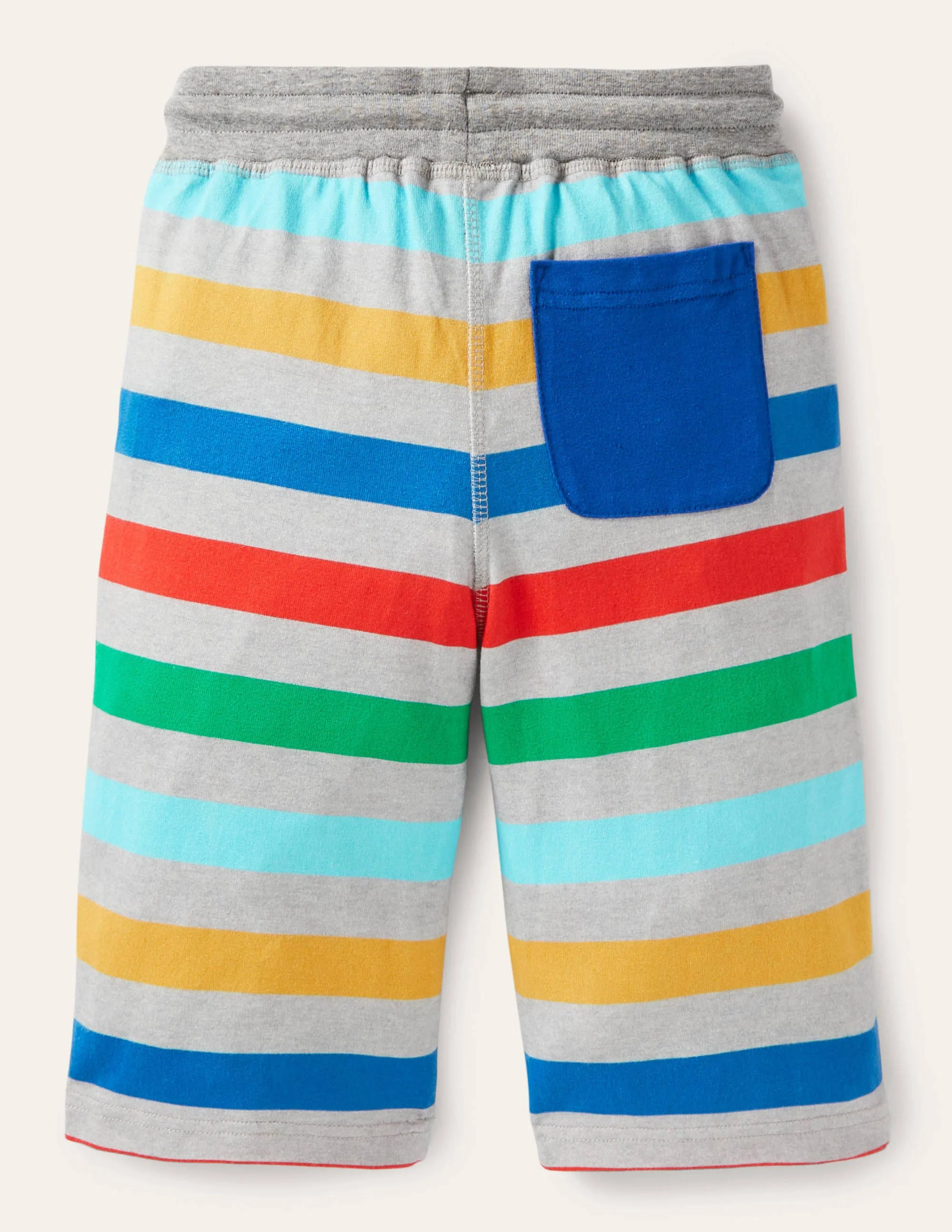 Jersey Baggies-Grey Rainbow Multi - Image 2