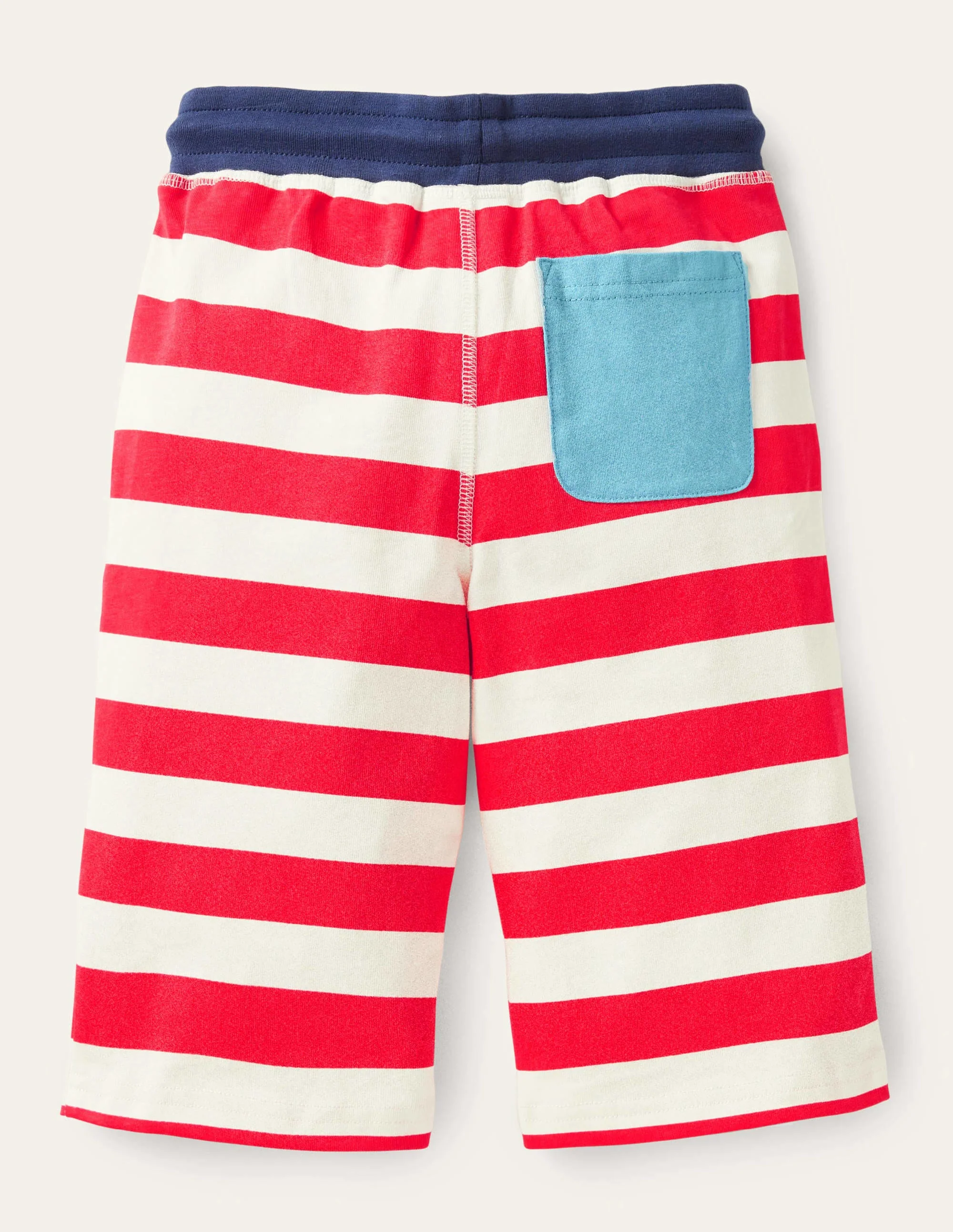 Jersey Baggies-Strawberry Tart Red/Ivory - Image 2
