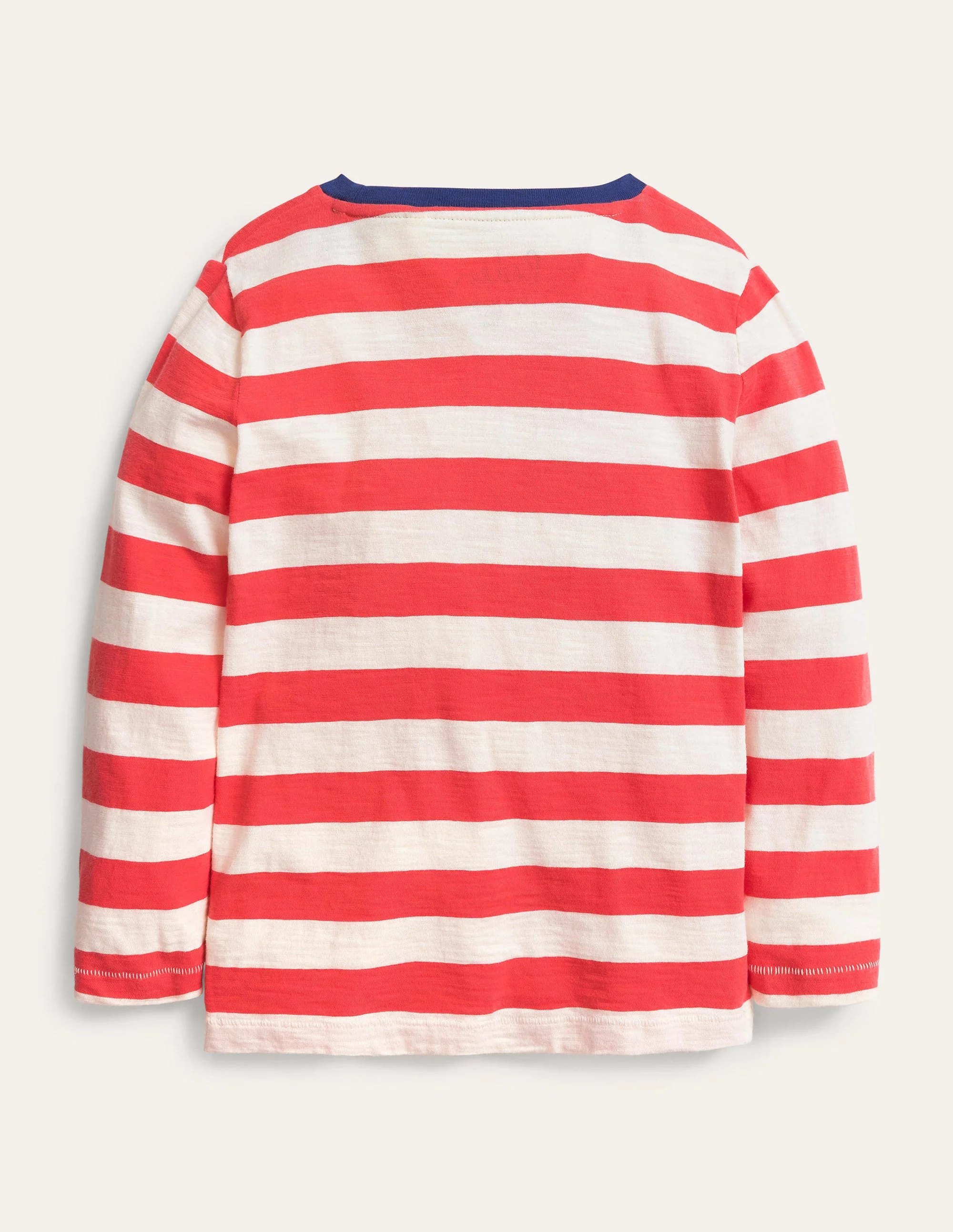 Long-sleeved Washed T-shirt-Jam /Vanilla pod - Image 2