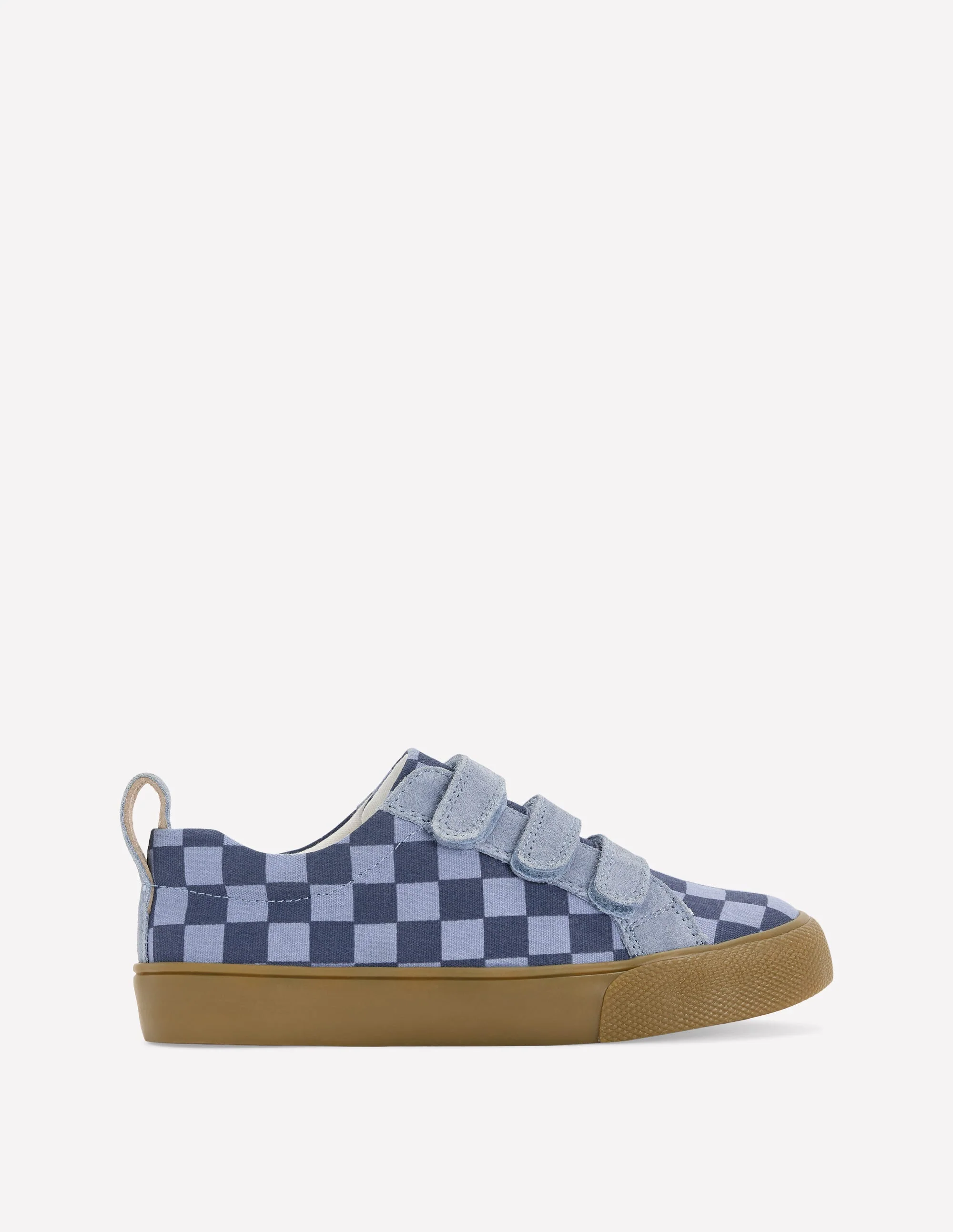 Low Tops (Boys)-Checkerboard Blue