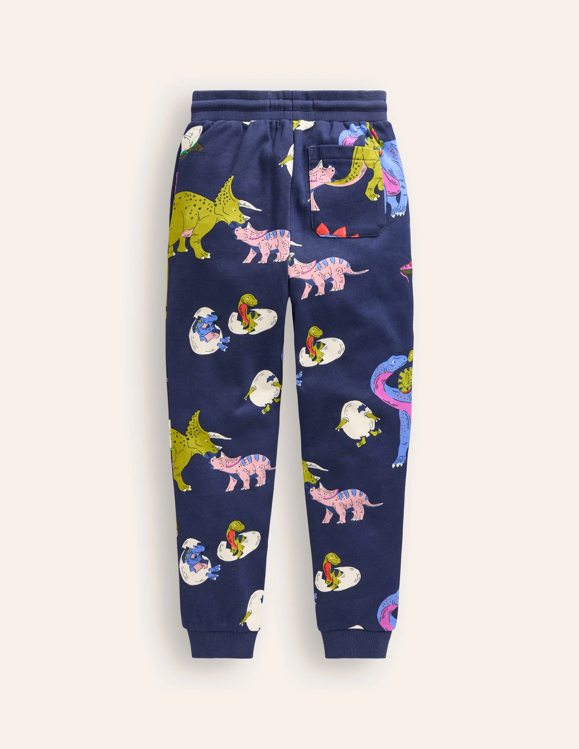 Printed Comfy Sweatpants-Multi Dino Family - Image 3