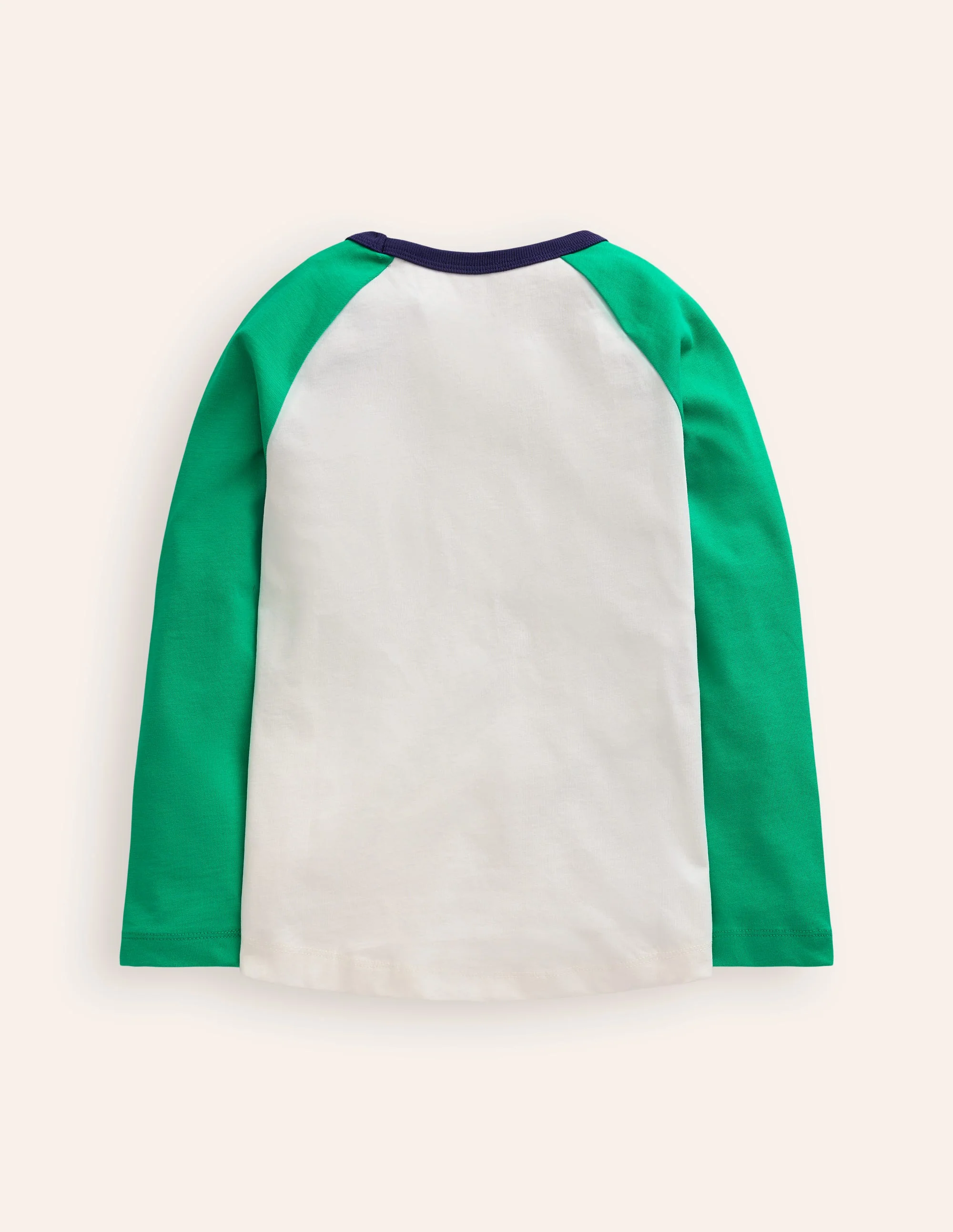 Printed Logo Raglan T-Shirt-Topaz Green Helicopter - Image 2