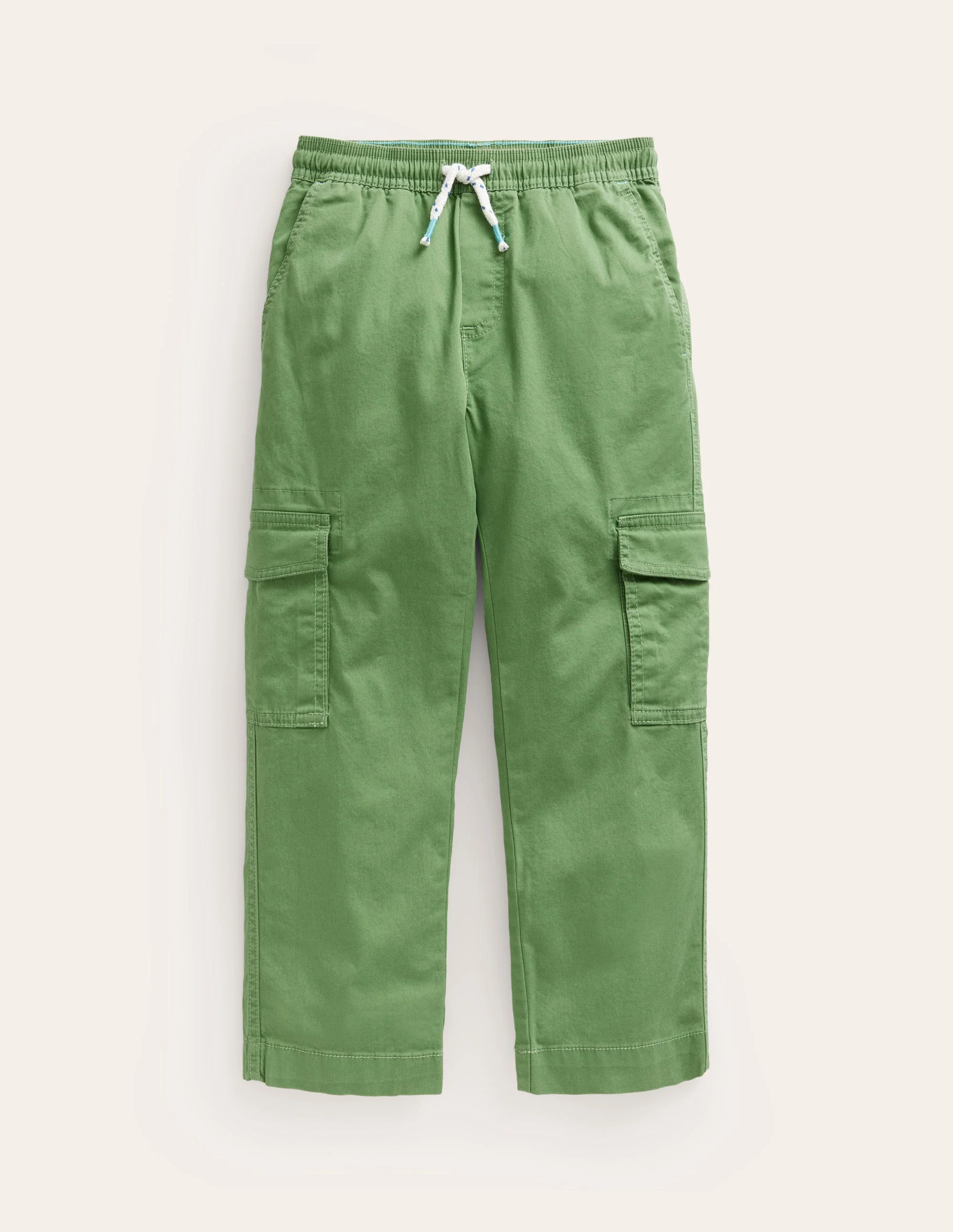 Pull-On Cargo Trouser-Safari Green