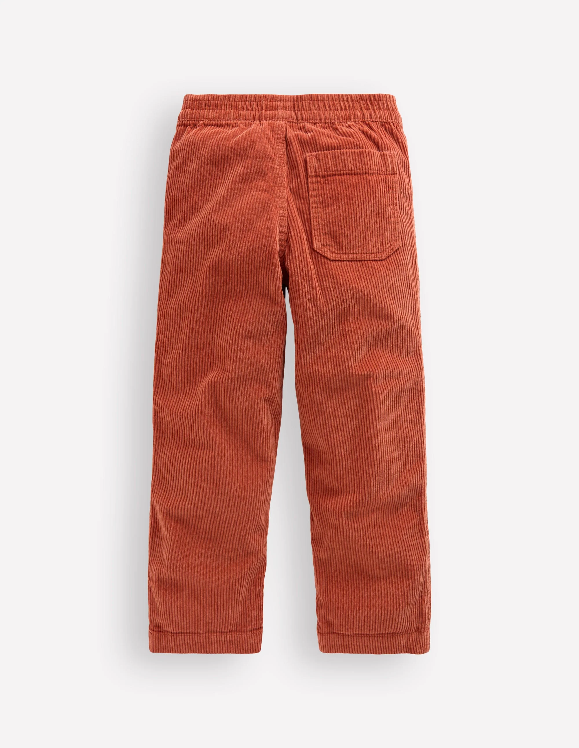Pull-on Cord Pants-Roasted Chestnut Brown - Image 2