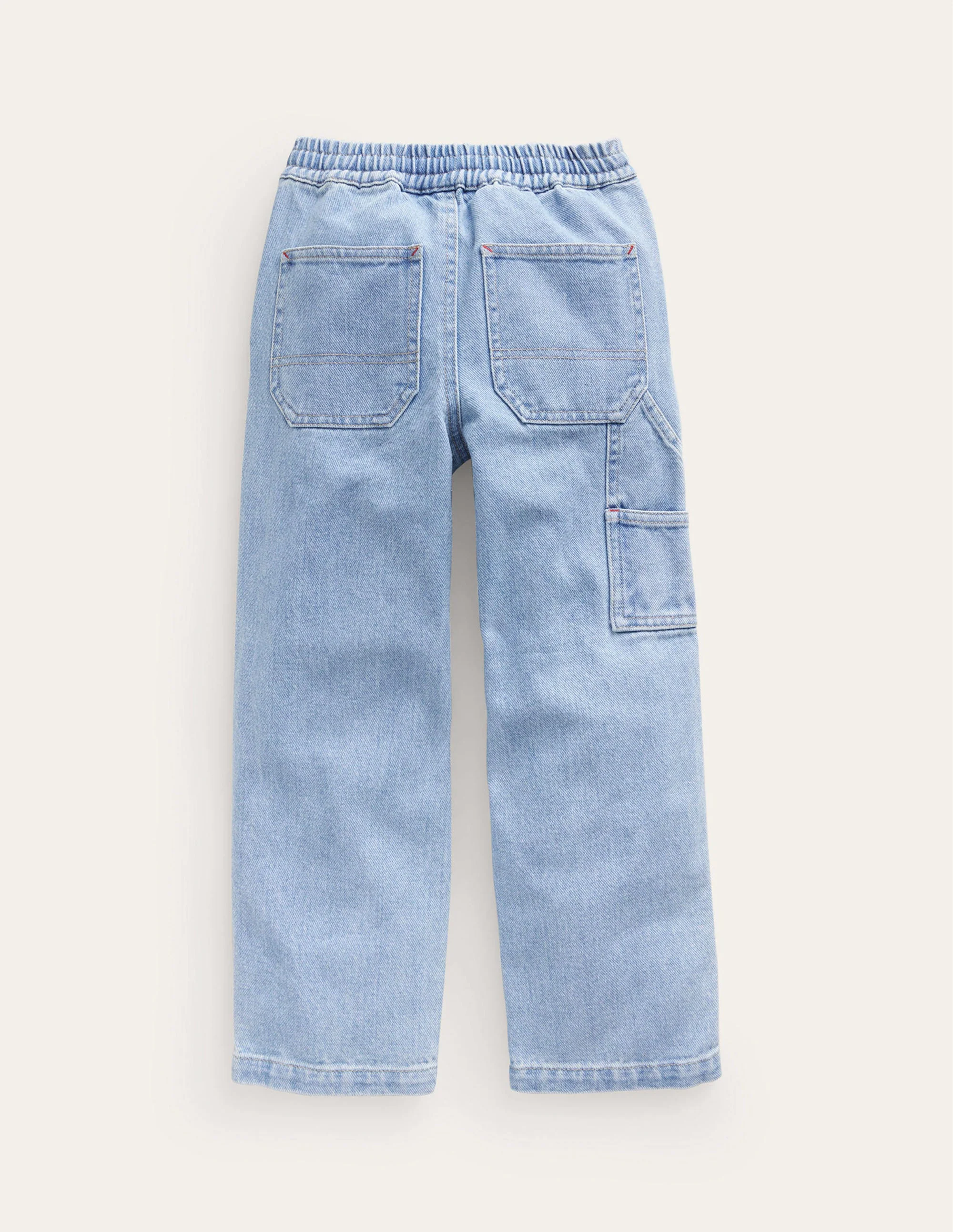 Pull-on Denim Pants-Light Wash - Image 2