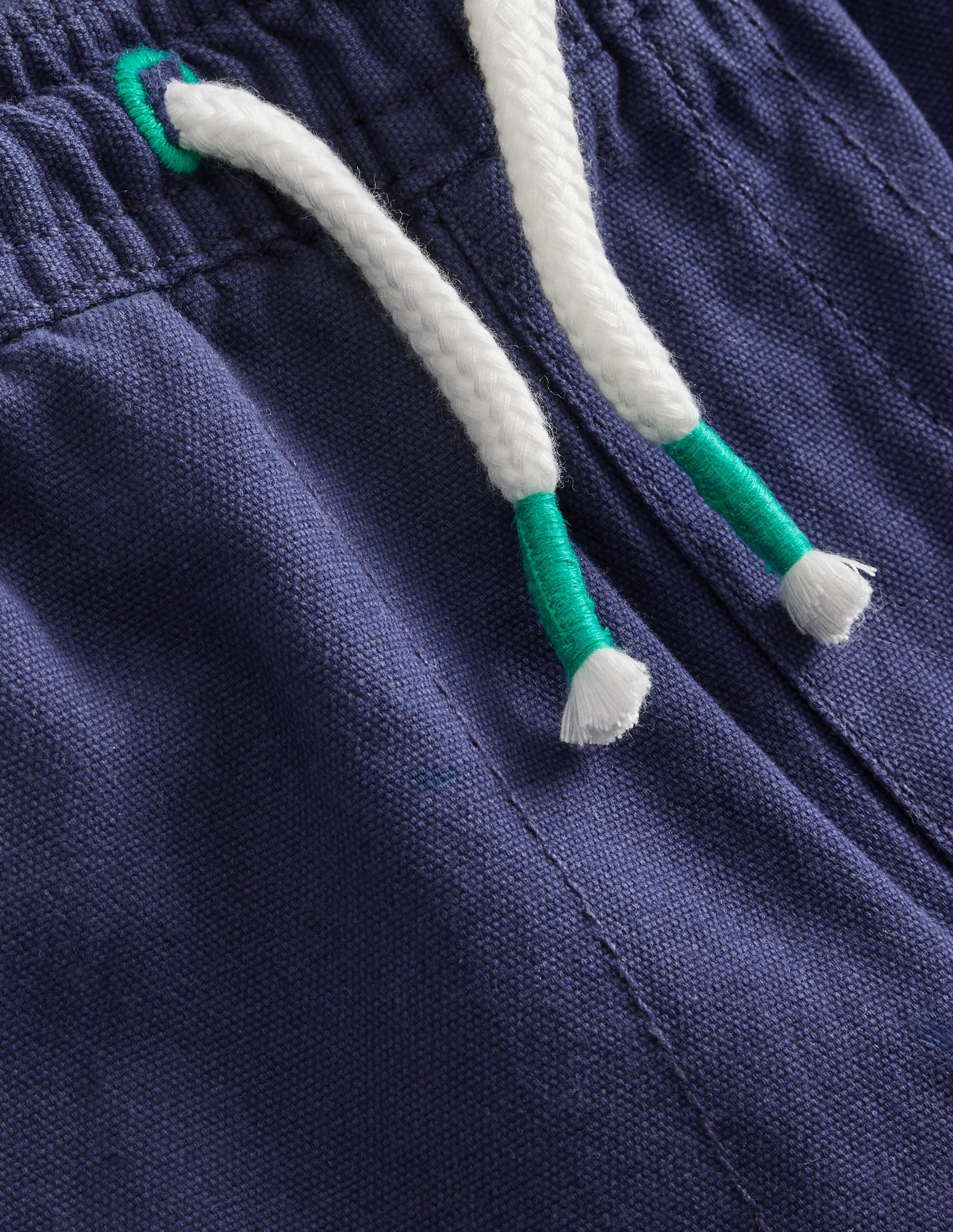 Pull-on Drawstring Shorts-College Navy - Image 3