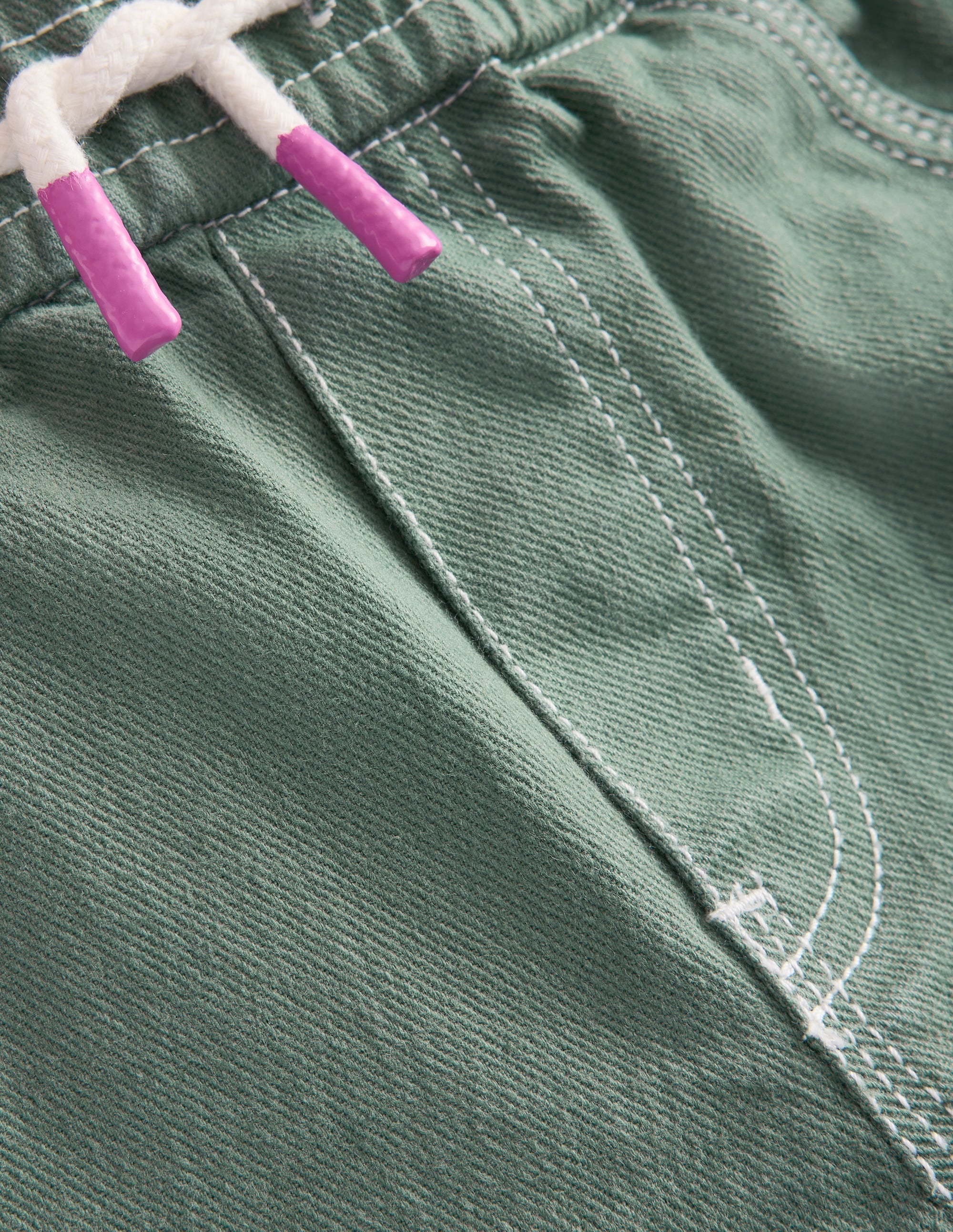 Pull-on Pocket Pants-Spruce Green - Image 3