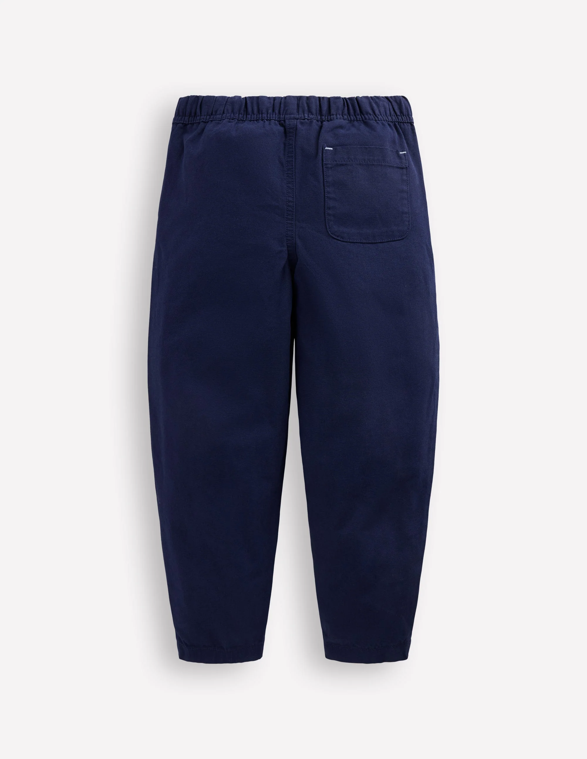 Pull-on Relaxed Pants-Medieval Blue - Image 3
