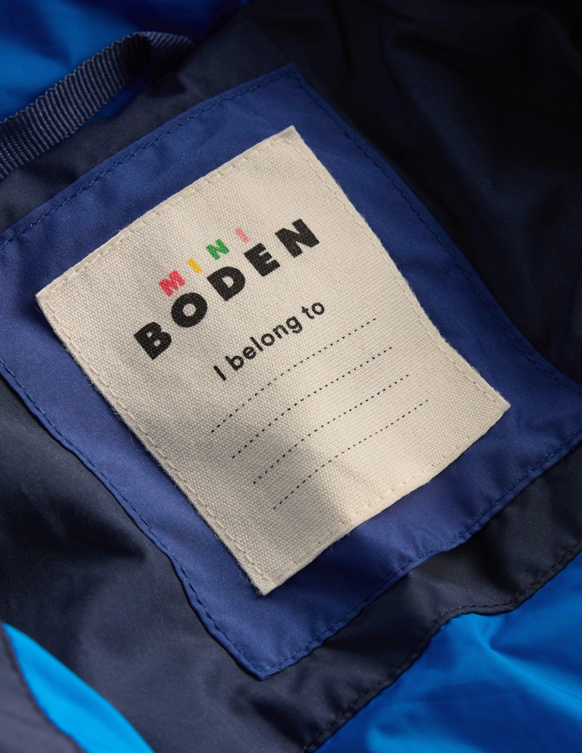 Quilted Borg Jacket-BLACK IRIS - Image 4