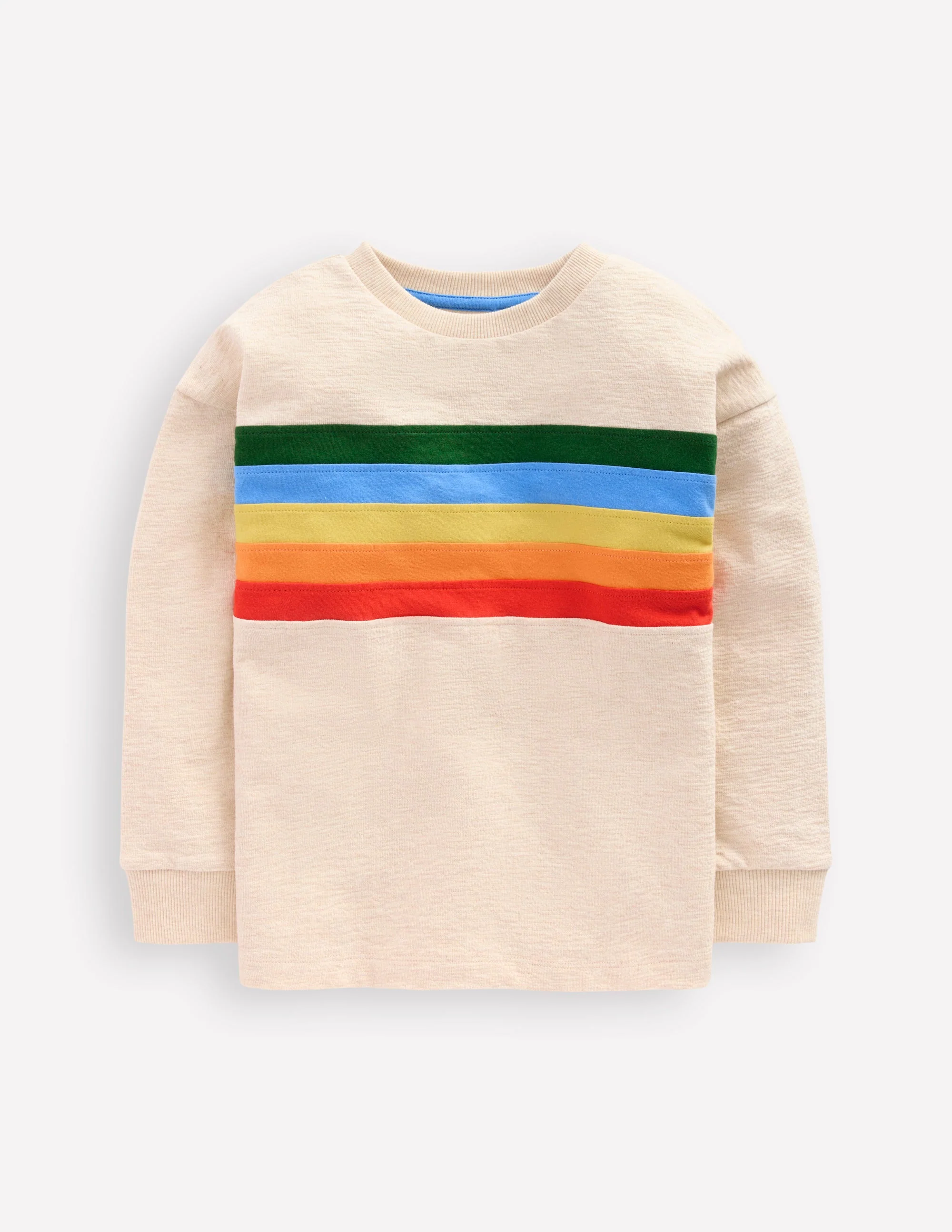 Relaxed Mid-weight T-shirt-Oatmeal Marl - Image 3
