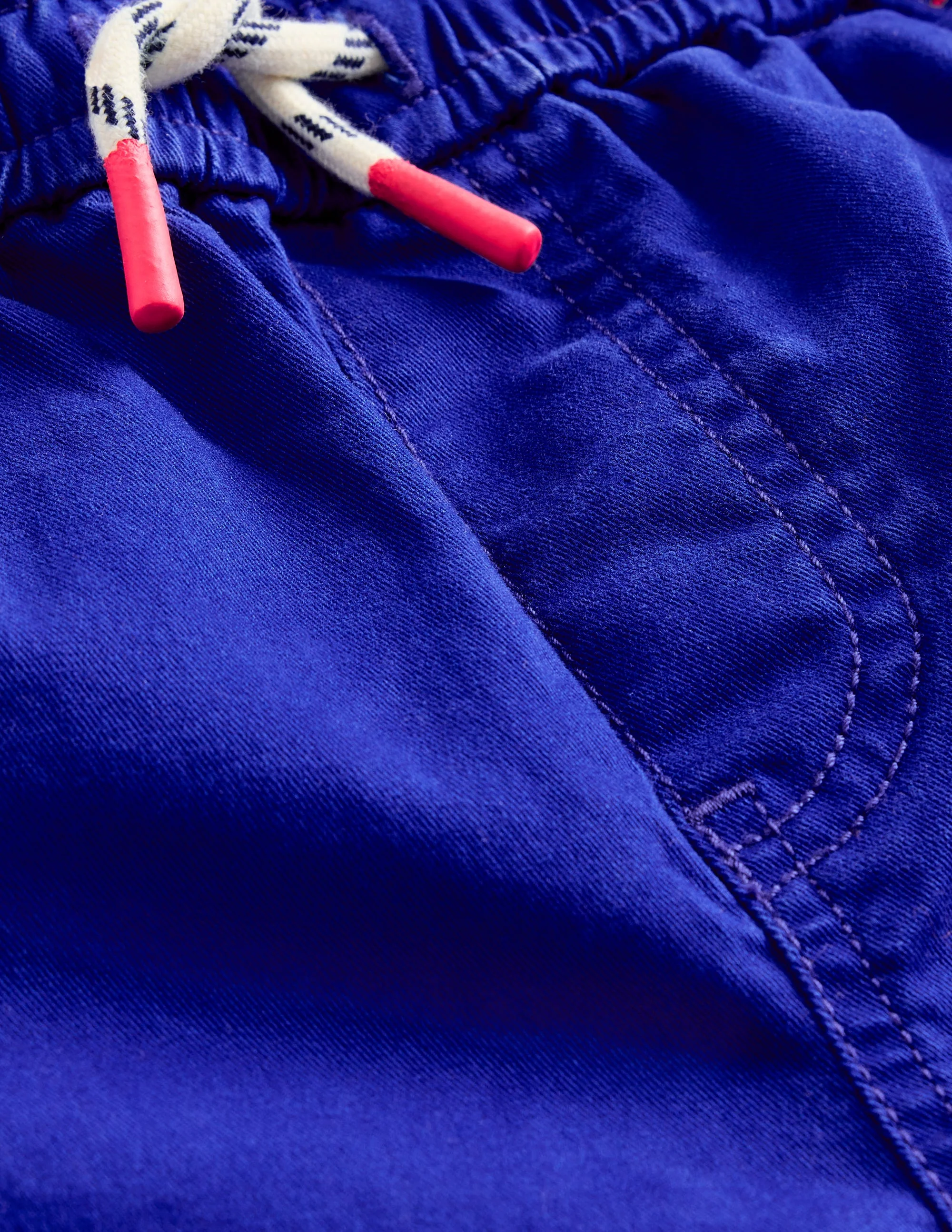 Slim Pull On Trousers-Bright Blue - Image 3