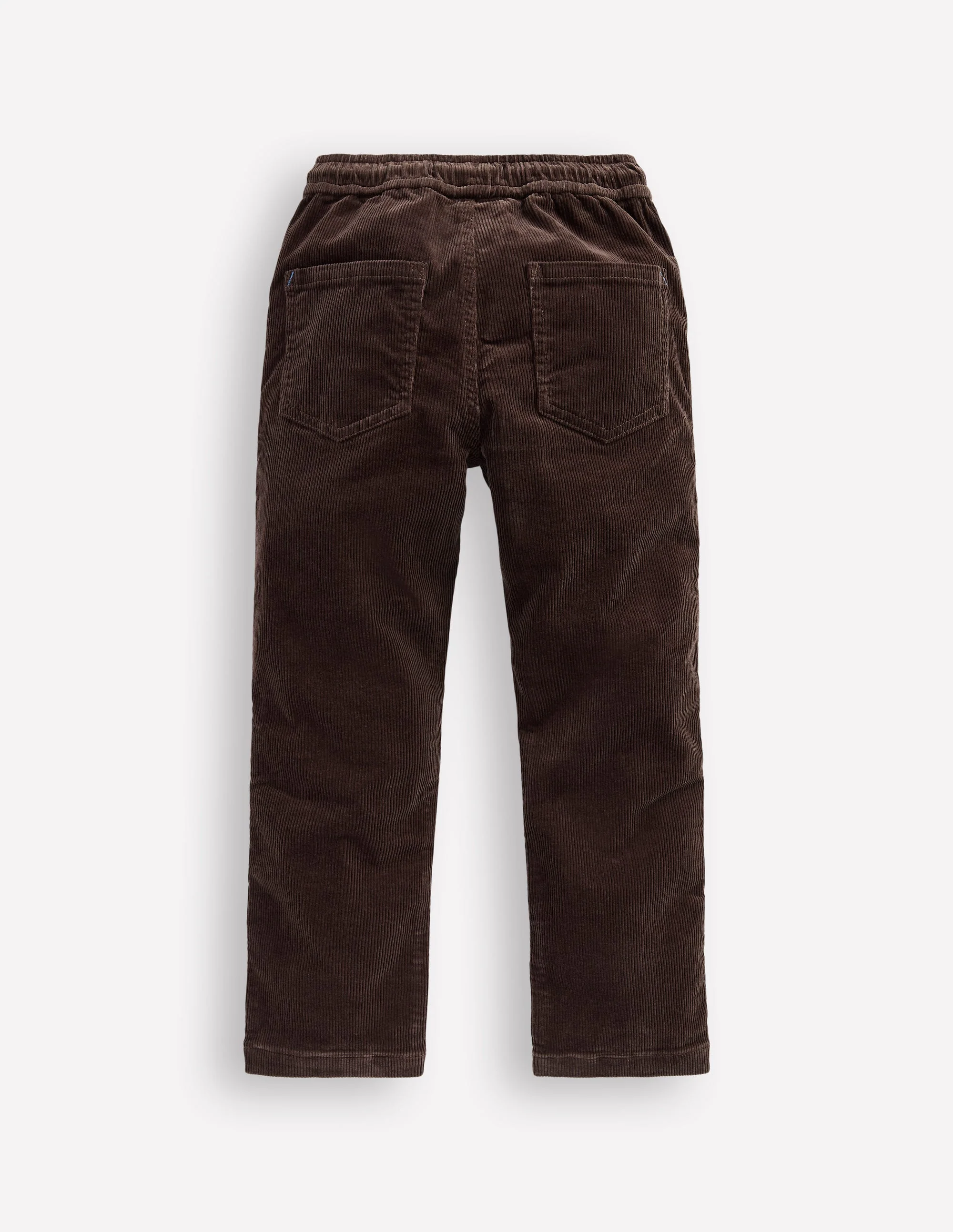 Slim Pull On Trousers-Espresso Cord - Image 2