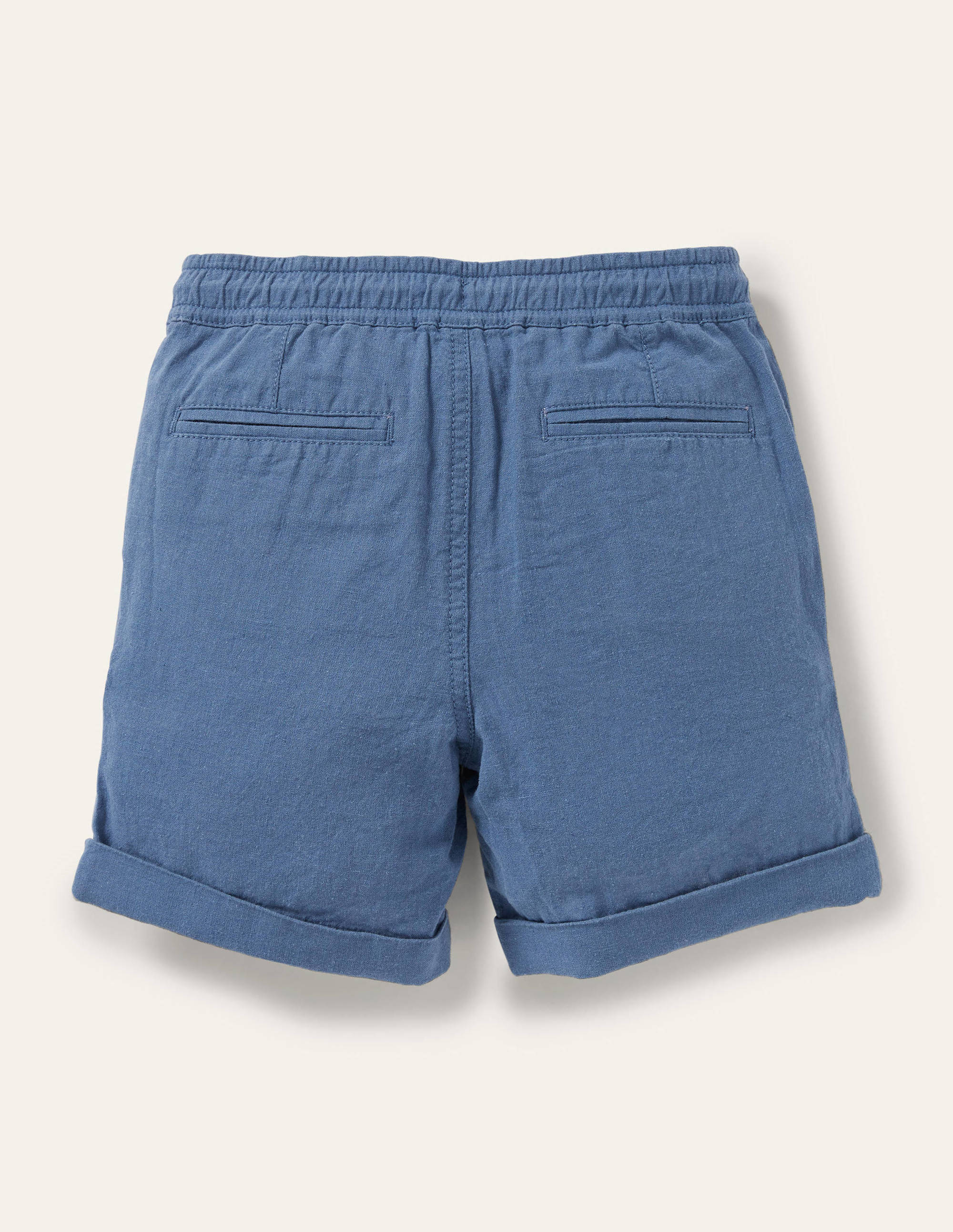 Smart Roll-Up Shorts-Chambray - Image 2