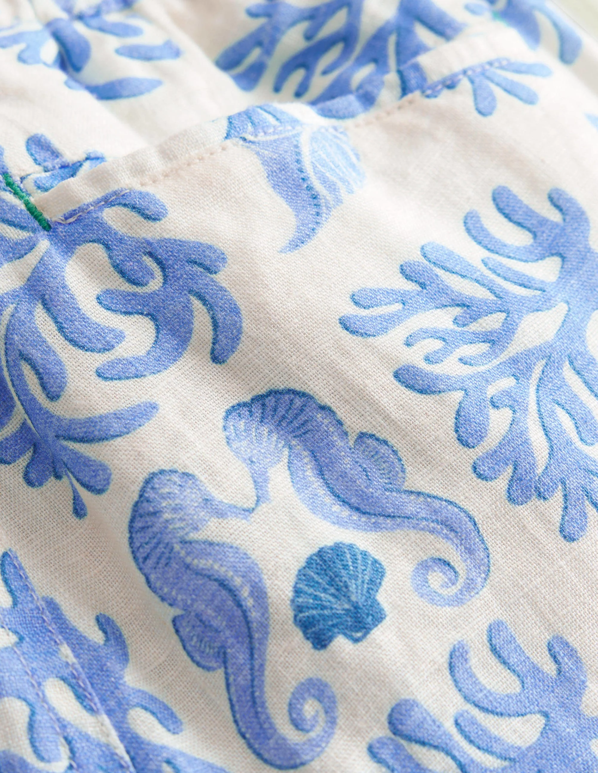 Smart Roll-Up Shorts-Provence Lagoon - Image 3