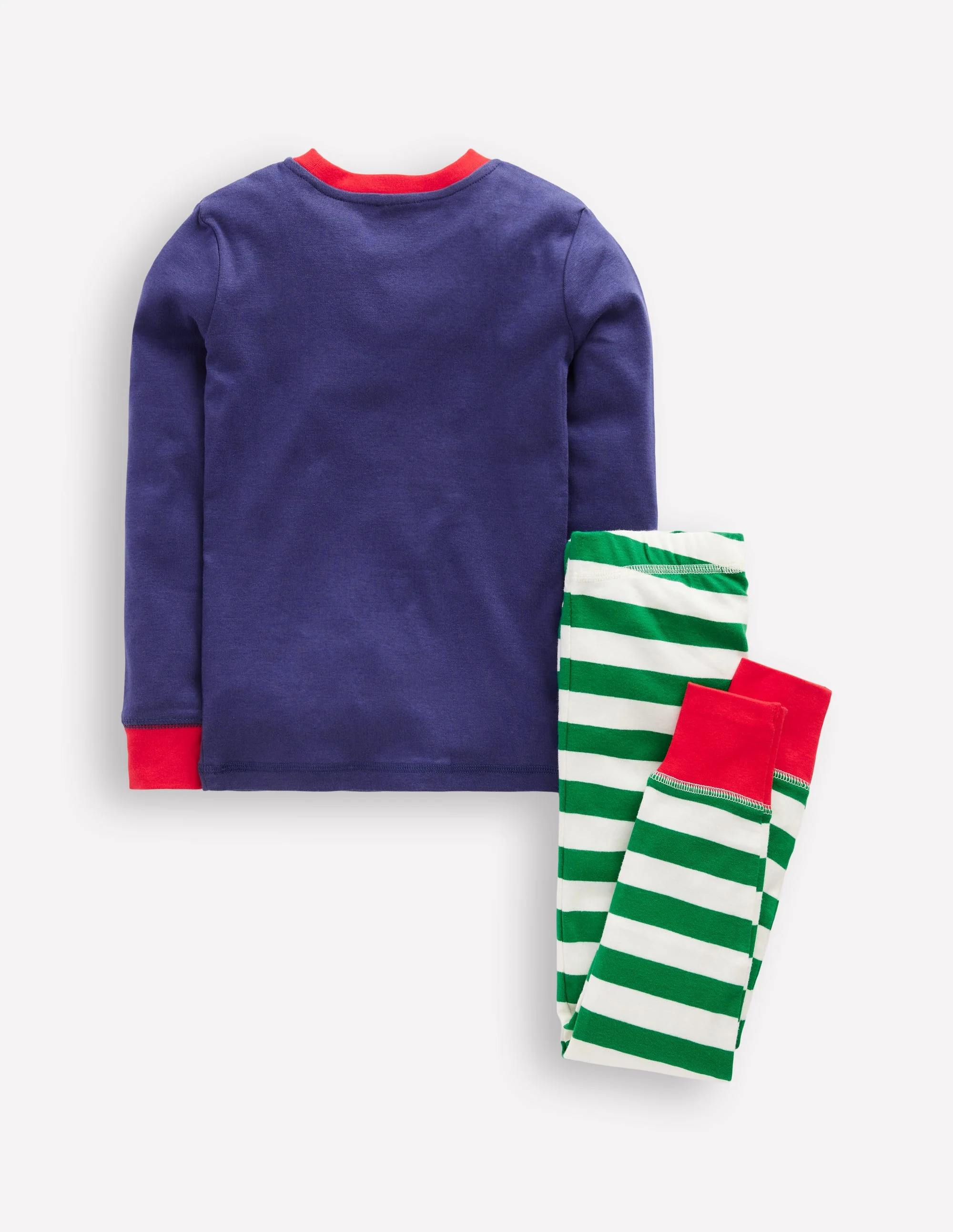 Snug Long John Pajamas-Christmas Cars - Image 2