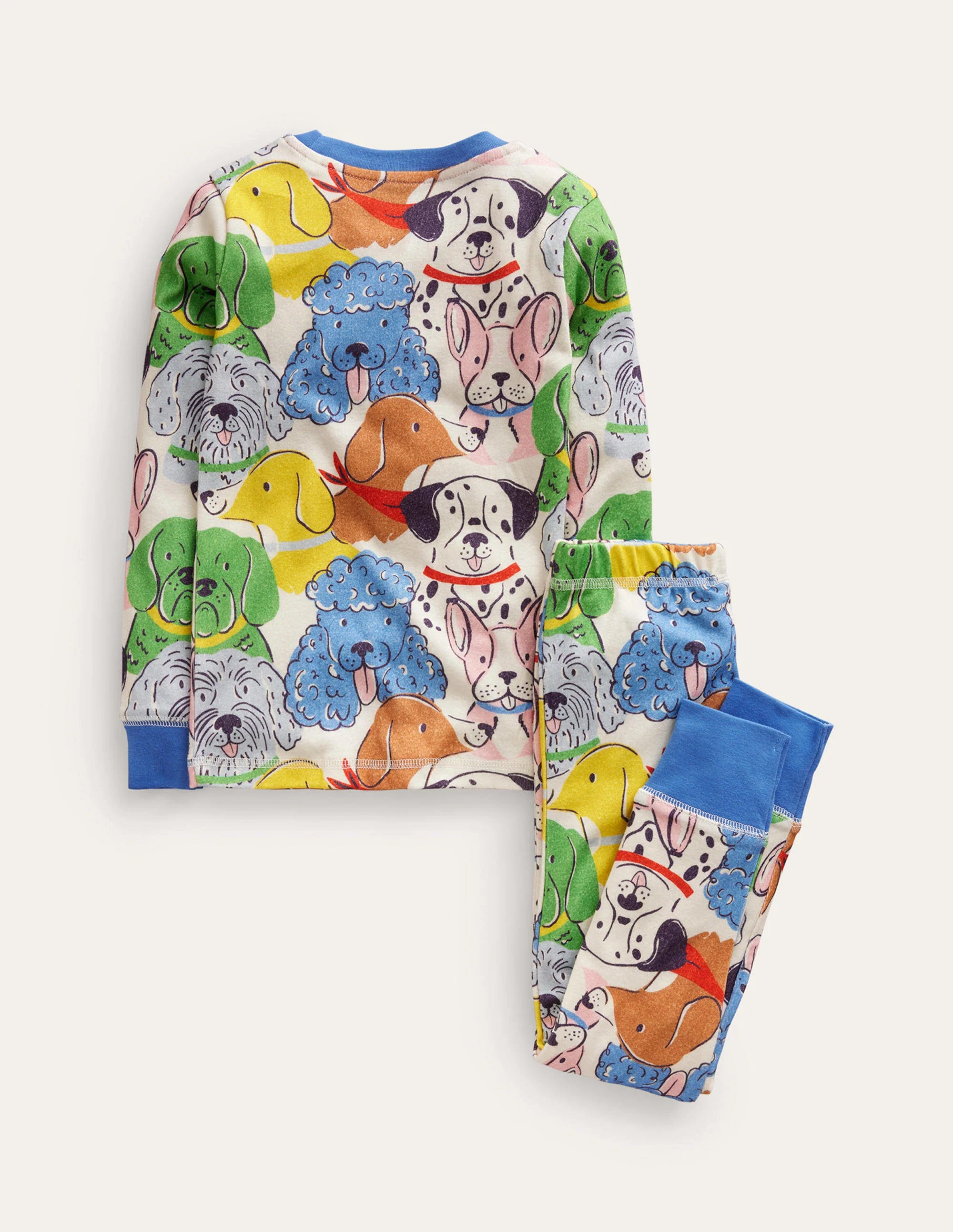 Snug Long John Pajamas-Multi Dogs - Image 2