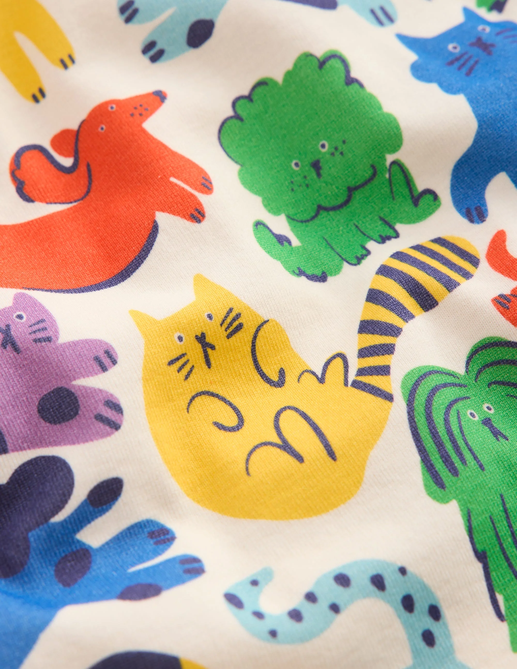 Snug Twin Pack Pajamas-Rainbow Pets - Image 3